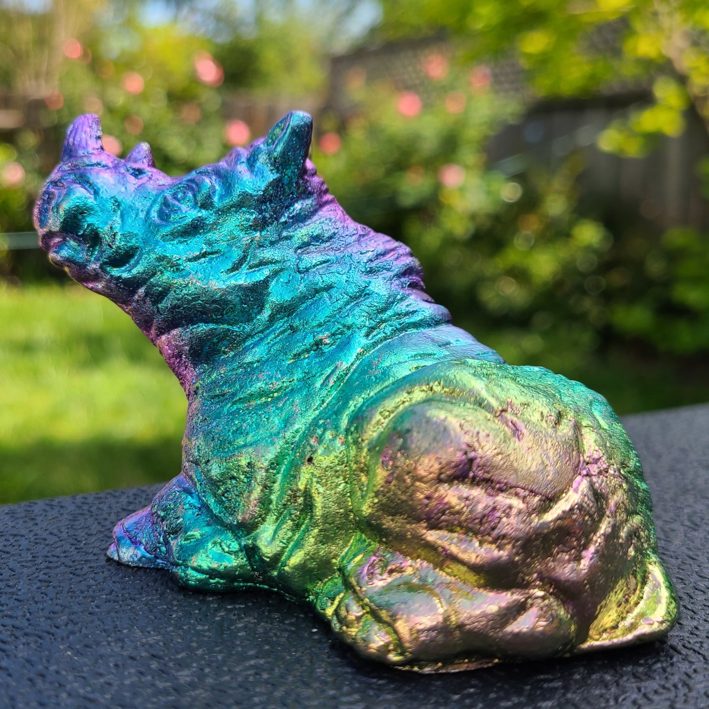 Rainbow Bismuth Rhinoceros