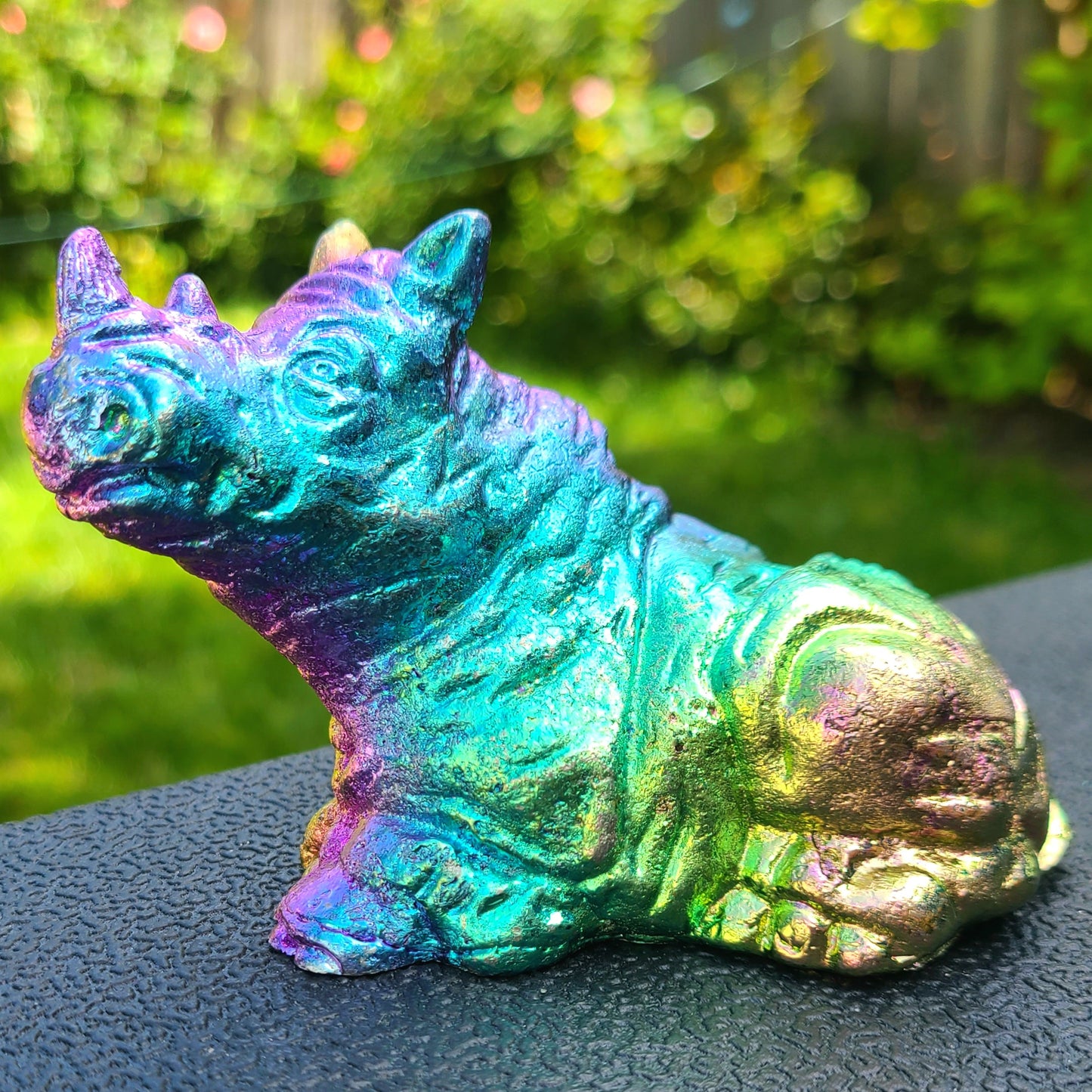 Large Bismuth Rhinoceros 