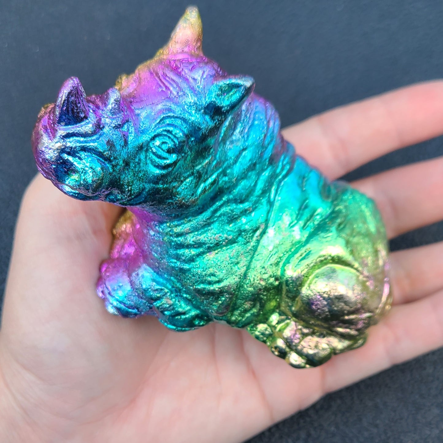 Large Bismuth Rhinoceros 