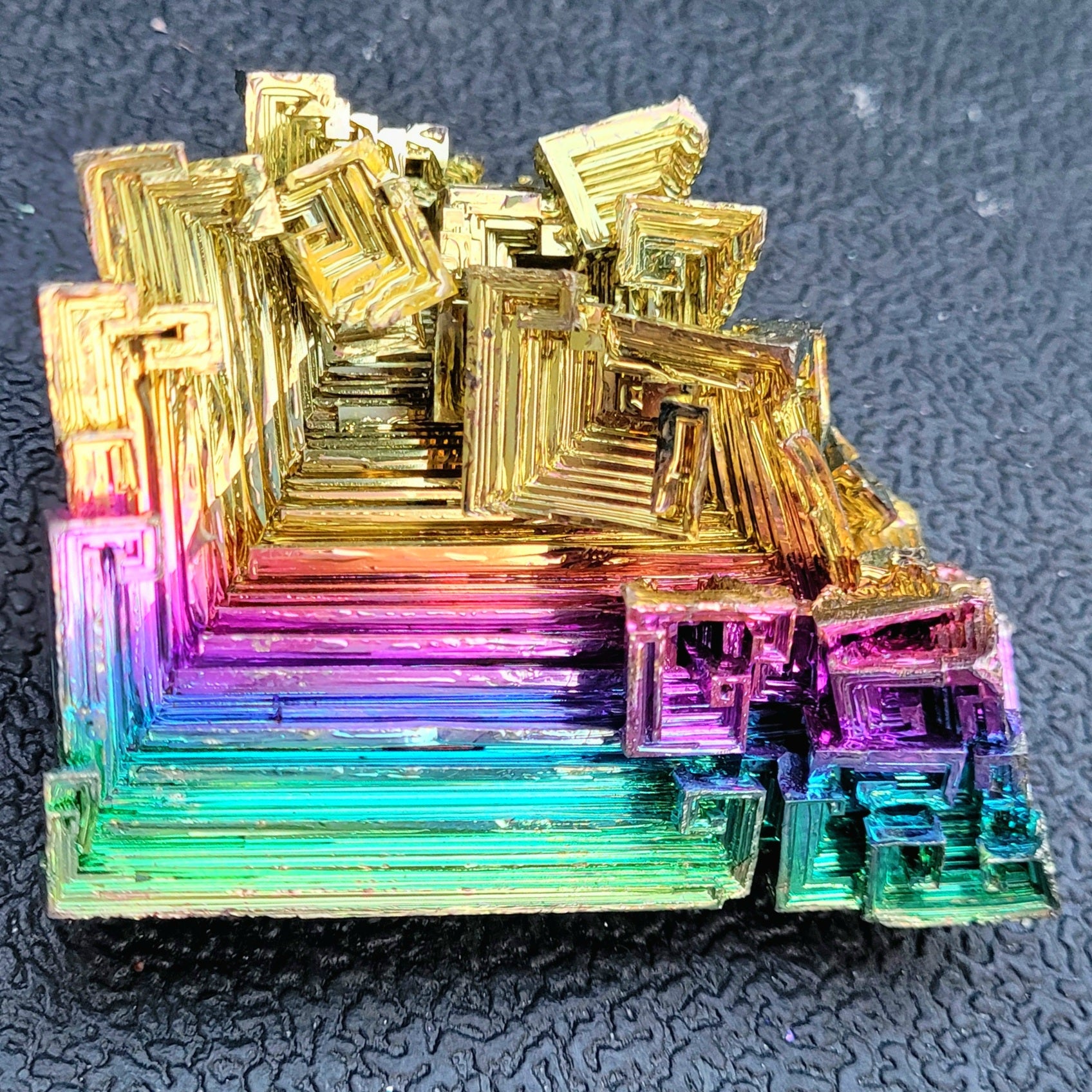 Rainbow Bismuth Crystal