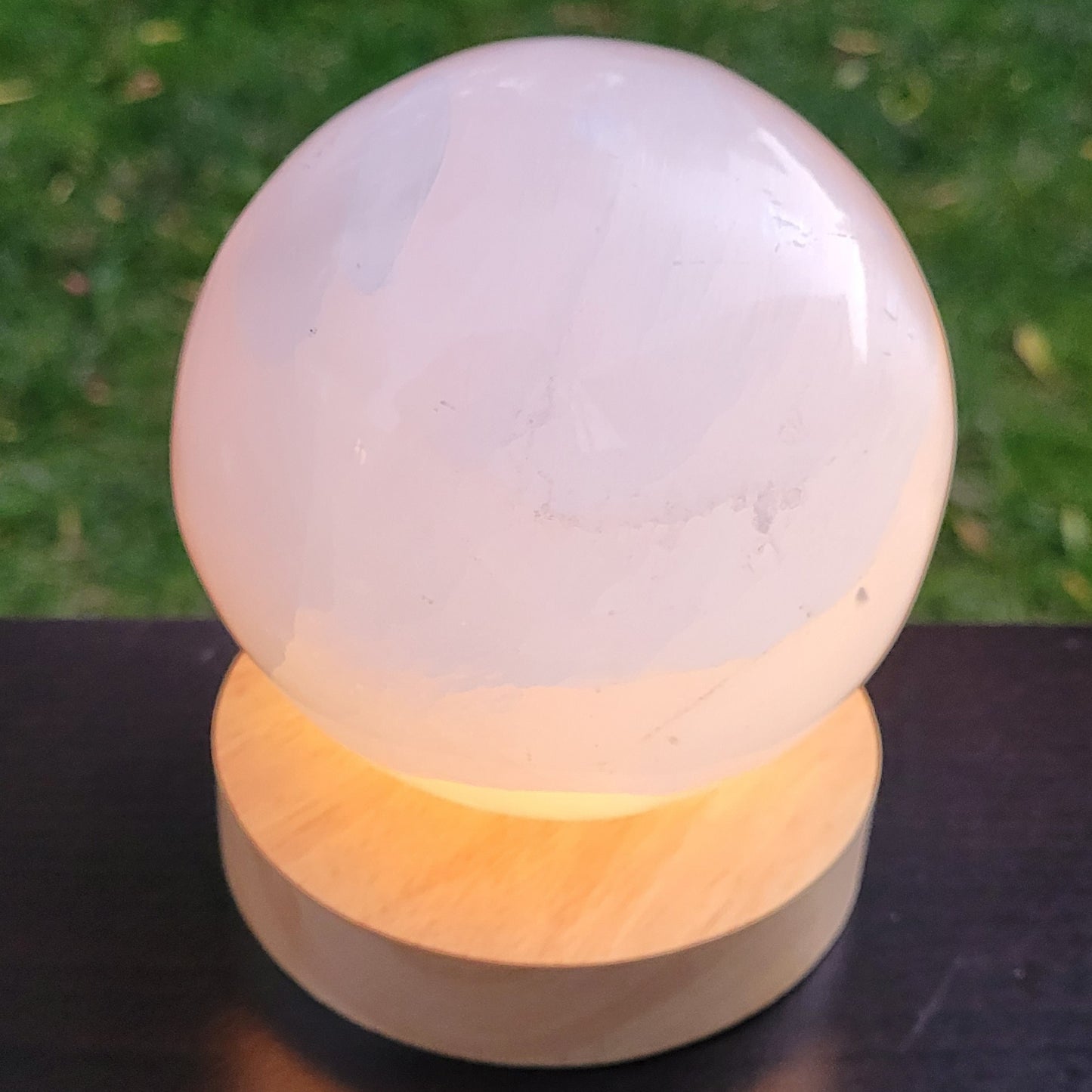 Small LED Light Sphere Display Stands (Color Changing OR White) for Crystal Balls 2" to 5" (50mm to 130mm)
