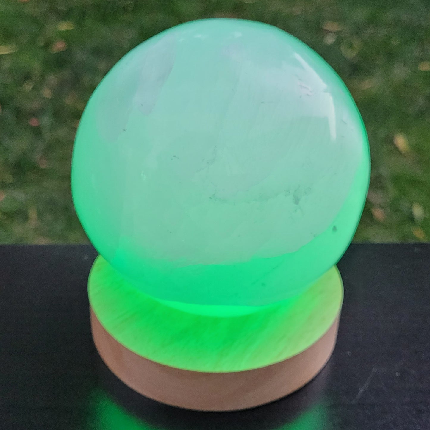 Small LED Light Sphere Display Stands (Color Changing OR White) for Crystal Balls 2" to 5" (50mm to 130mm)
