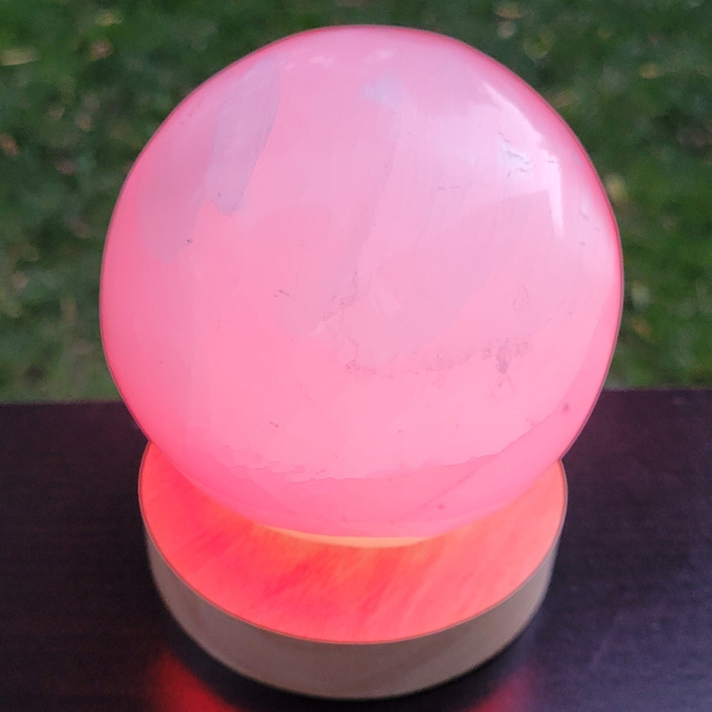 Large LED Light Sphere Display Stands (Color Changing OR White) for Crystal Balls 2.3" to 6" (60mm to 155mm)