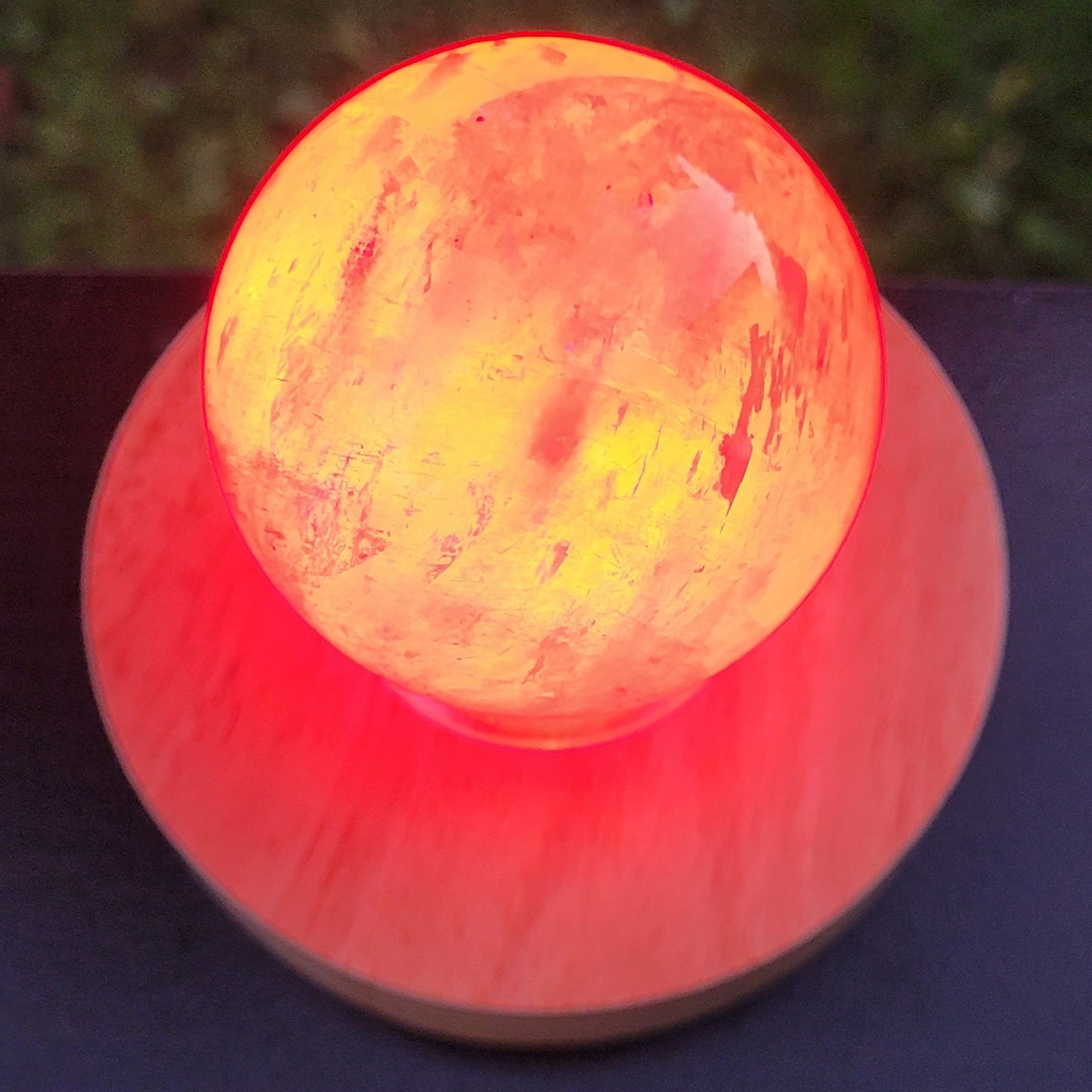 Large LED Light Sphere Display Stands (Color Changing OR White) for Crystal Balls 2.3" to 6" (60mm to 155mm)