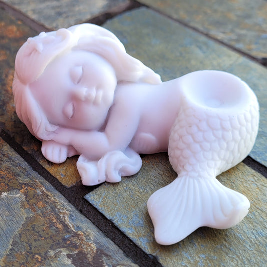 Mermaid Display Stand in White for Spheres, Balls or Eggs 1" to 3" (26mm to 77mm)