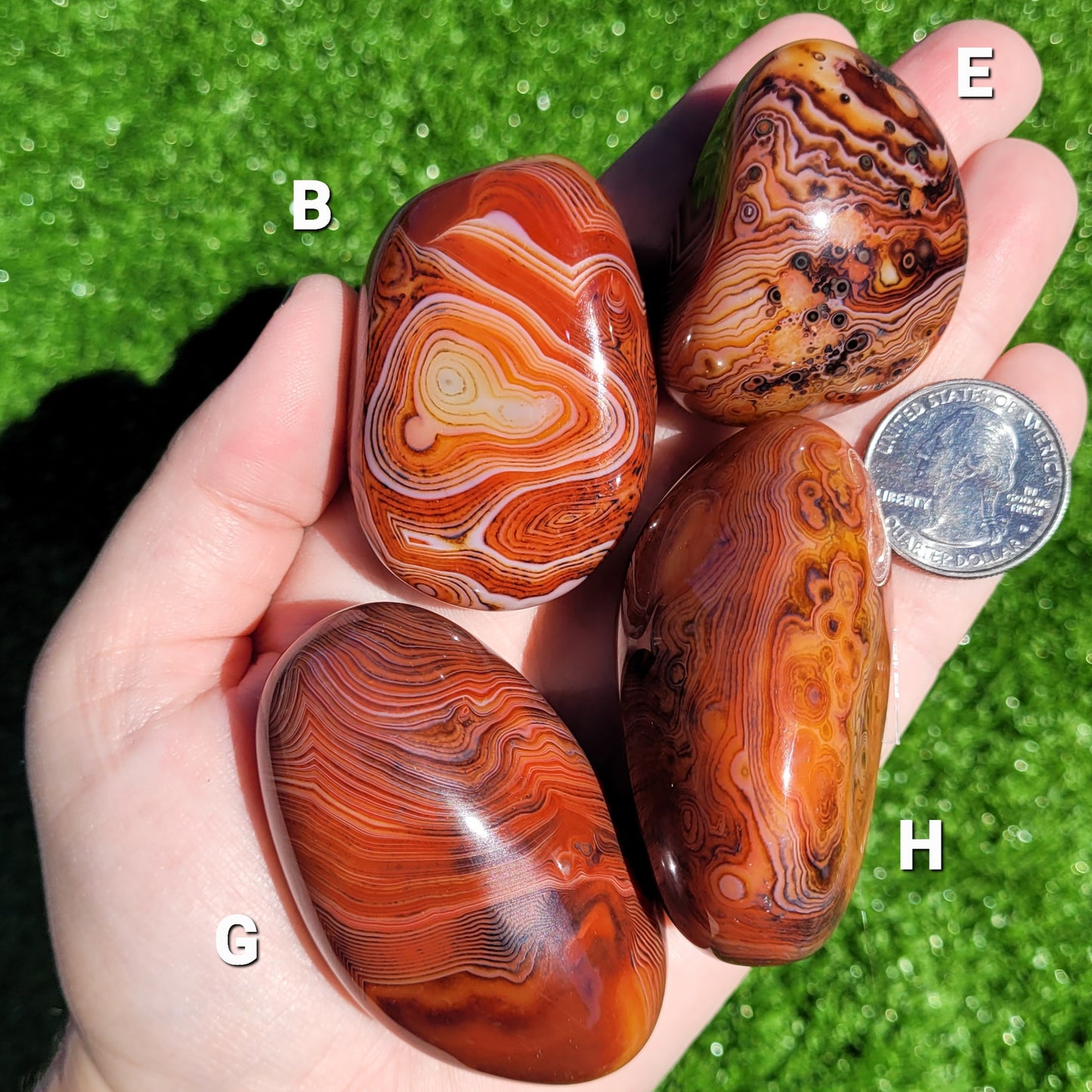 Large Sardonyx Crystal Tumble