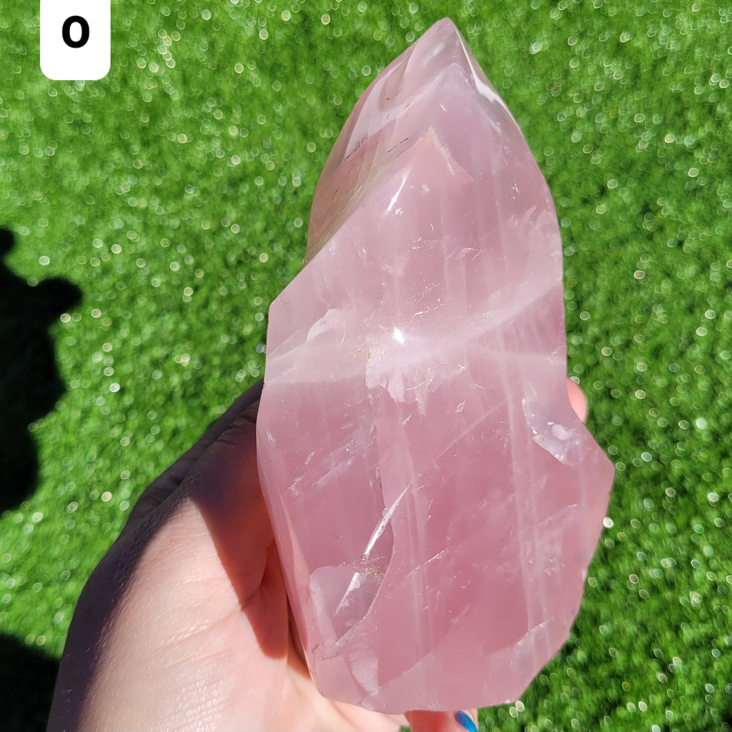 Rose Quartz Flame Crystals to Choose From