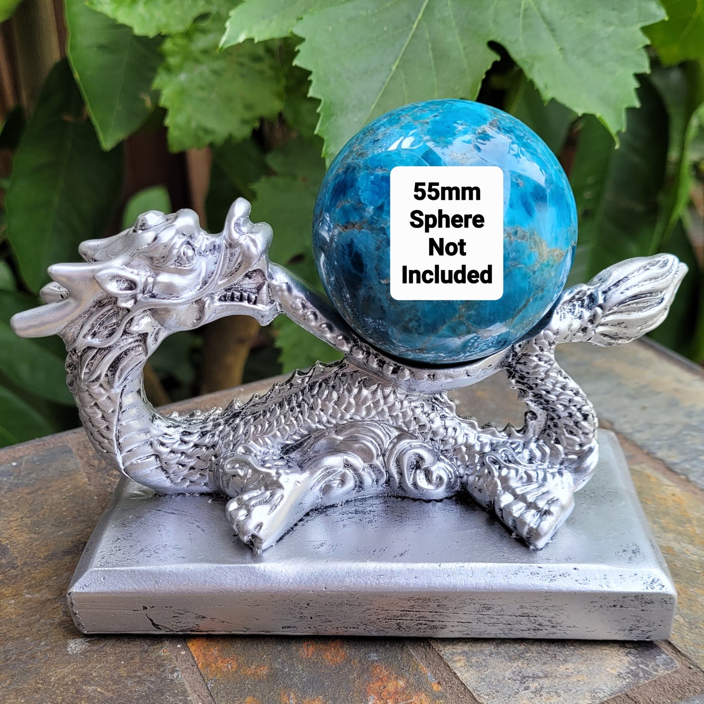 Dragon Sphere Display Stands in 3 Colors, for Crystal Balls or Eggs 1" to 2.7" (25mm to 68mm)