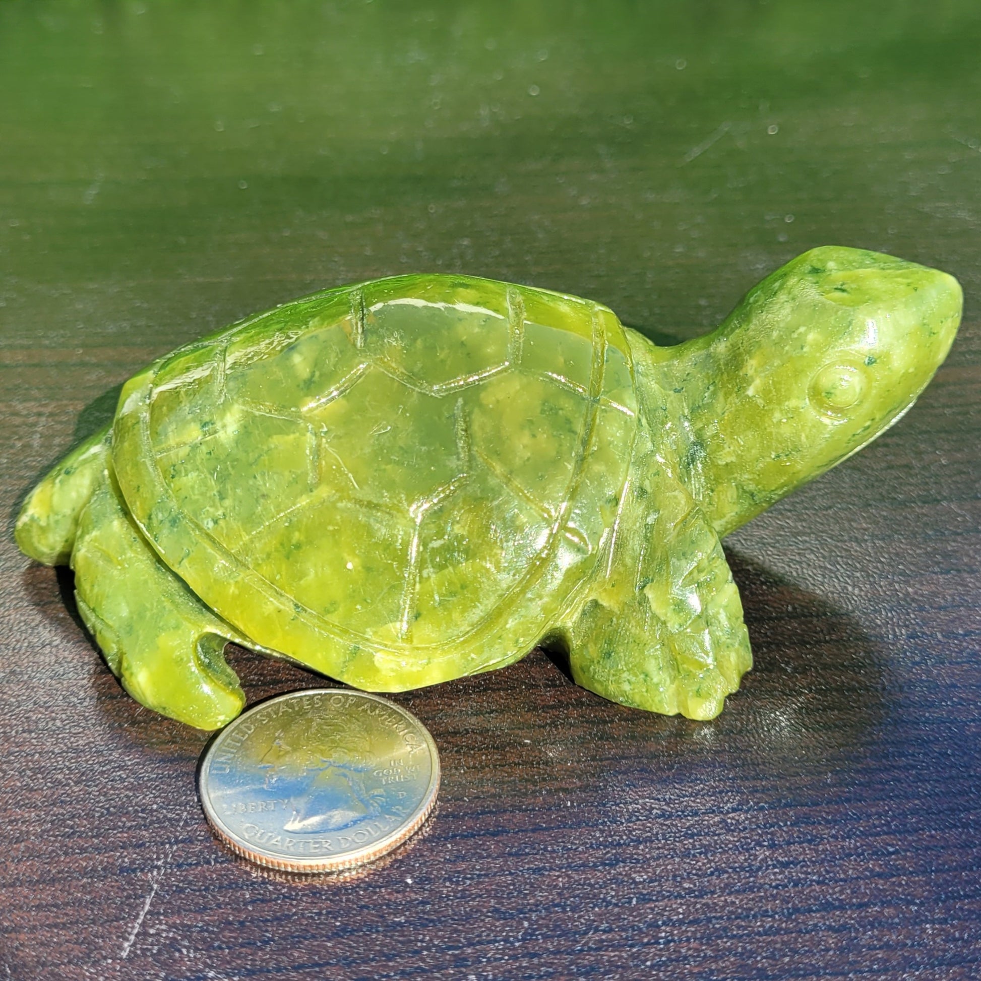 Green Crystal Turtle