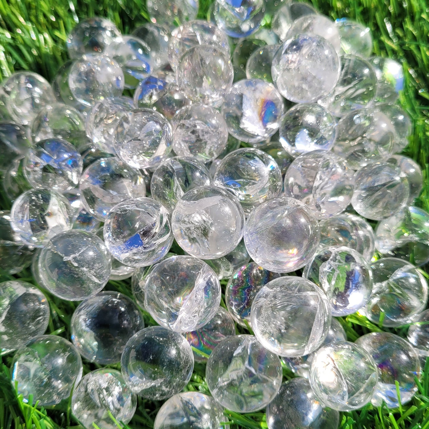 Clear Quartz Crystal Mini Spheres, 15mm to 17mm