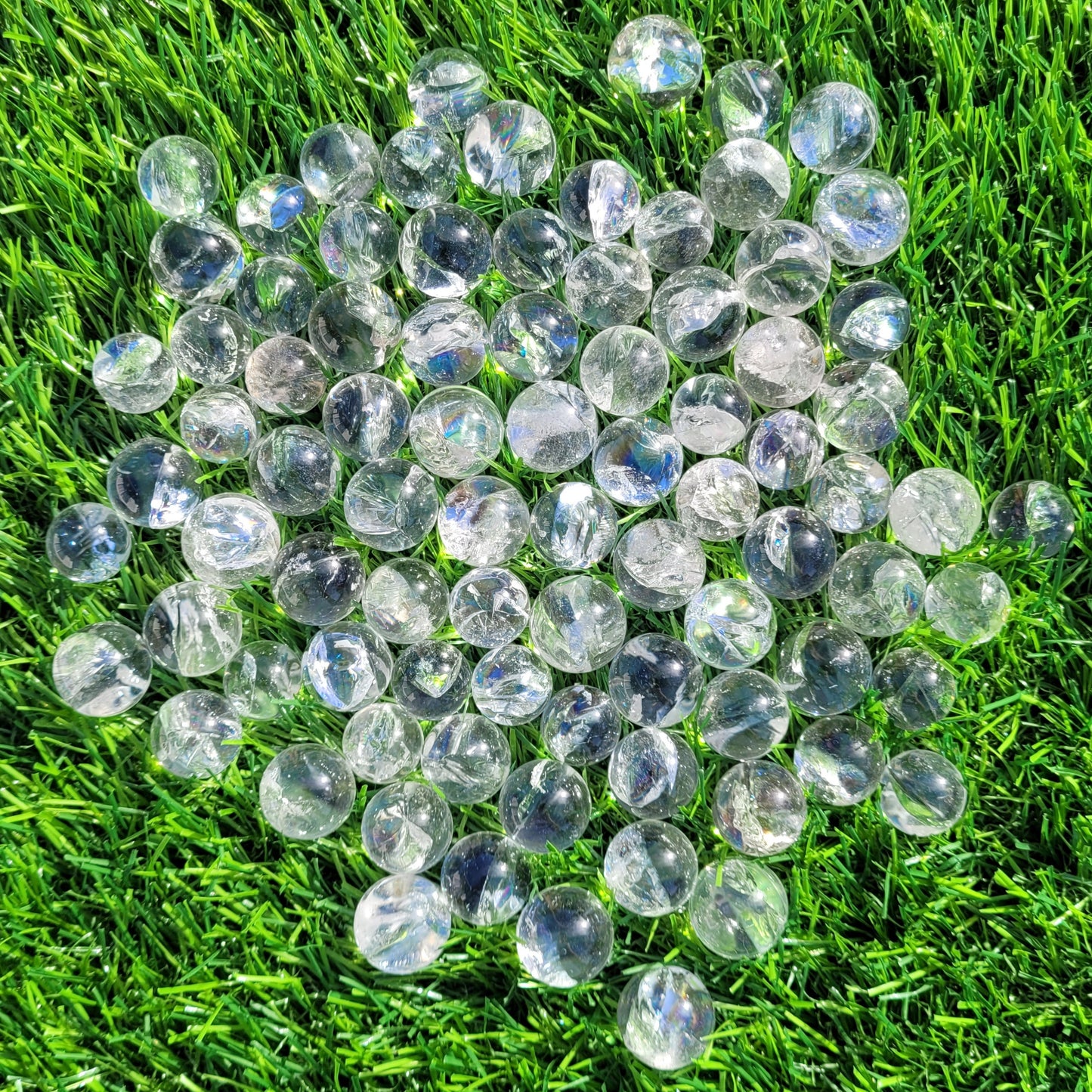 Clear Quartz Crystal Mini Spheres, 15mm to 17mm