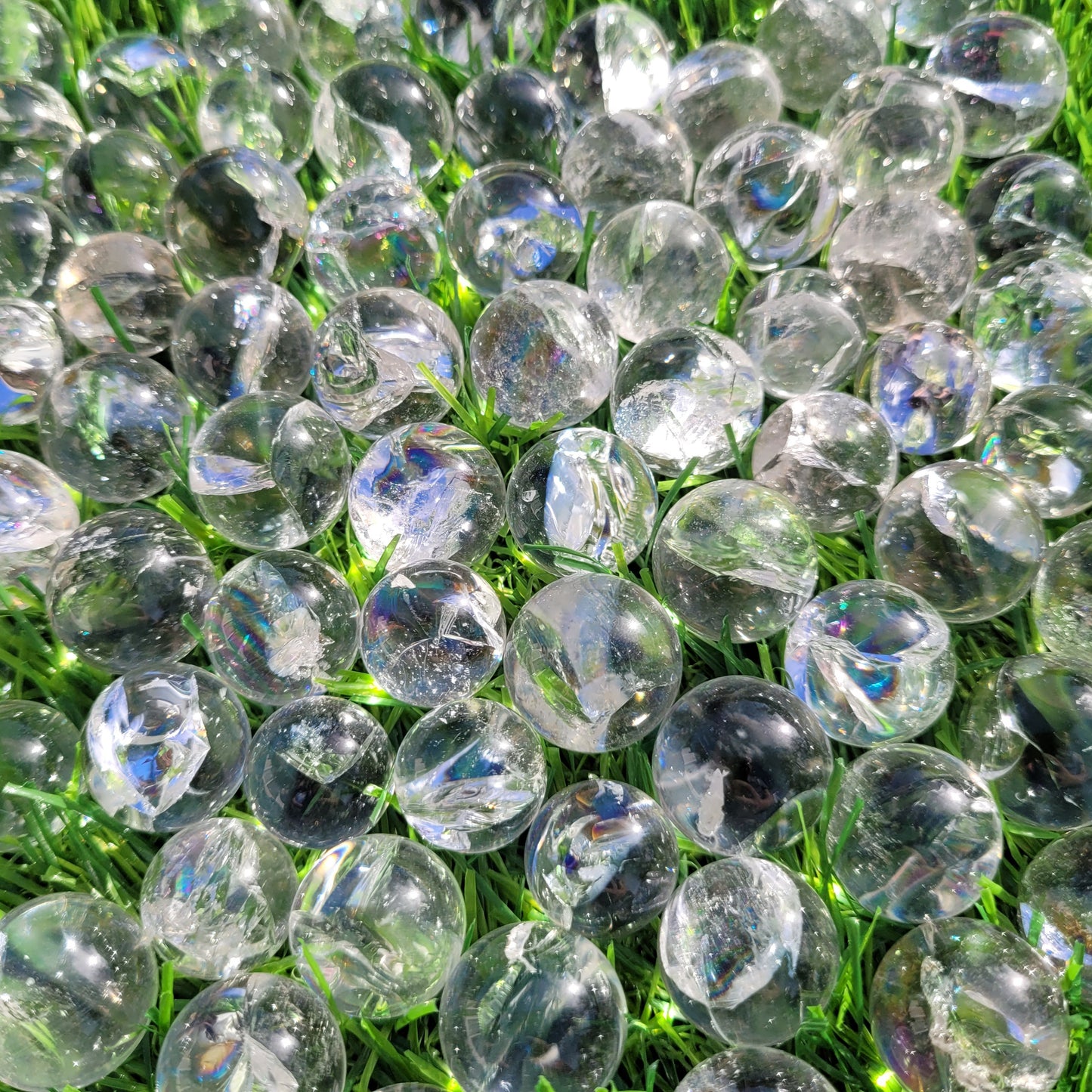 Clear Quartz Crystal Mini Spheres, 15mm to 17mm