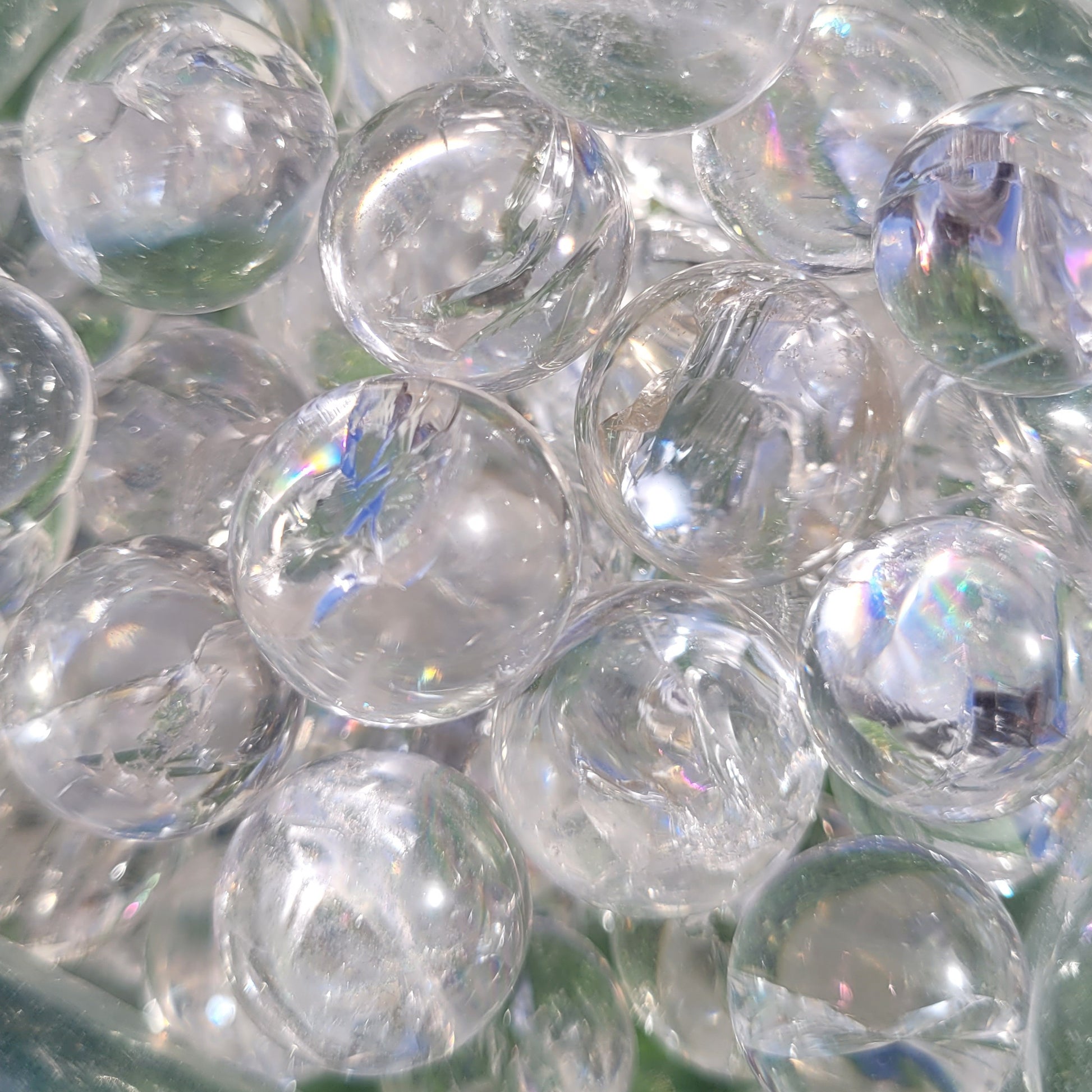 Clear Quartz Crystal Mini Spheres, 15mm to 17mm