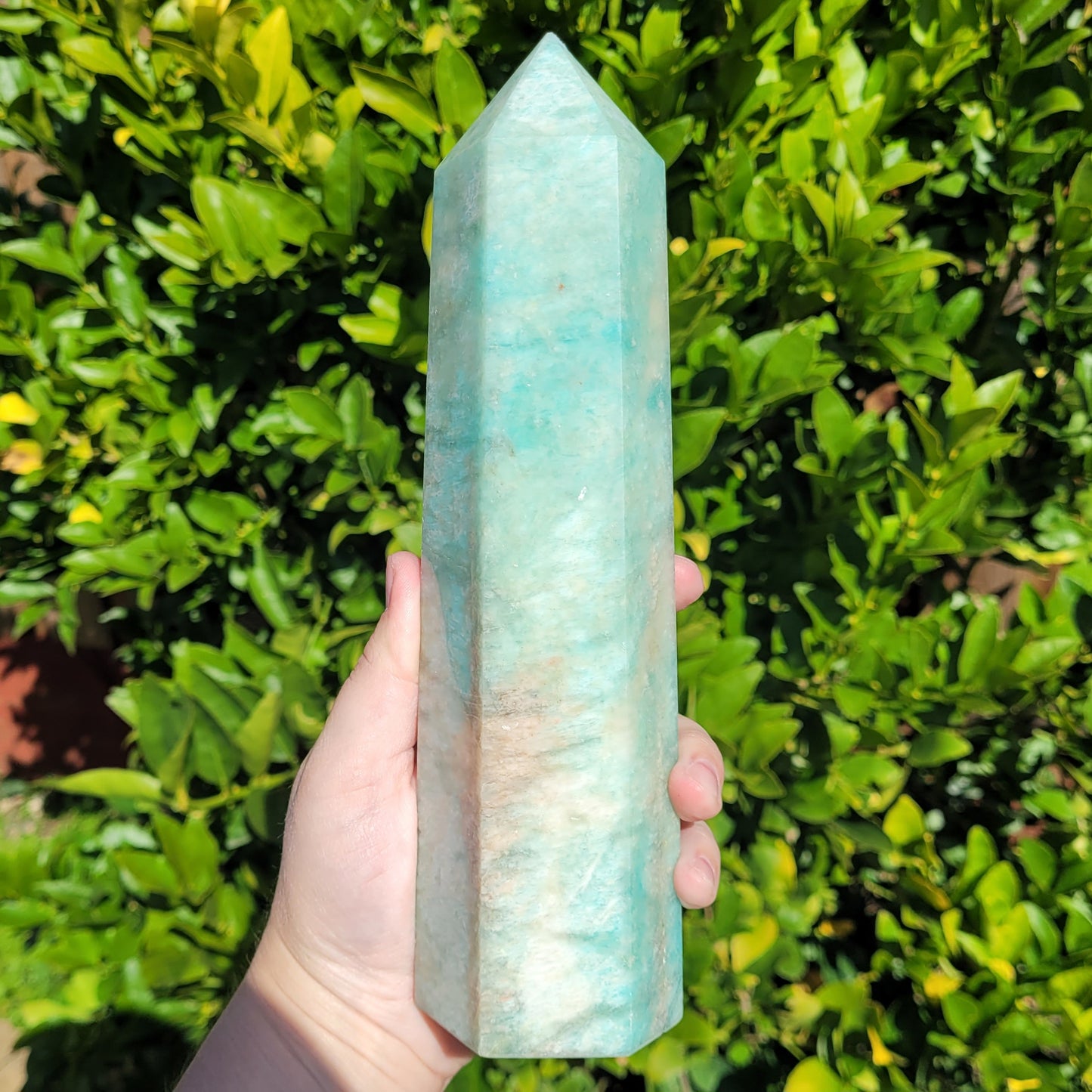 Amazonite tower crystal