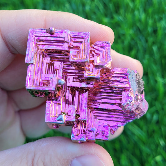 Pink Bismuth Crystal