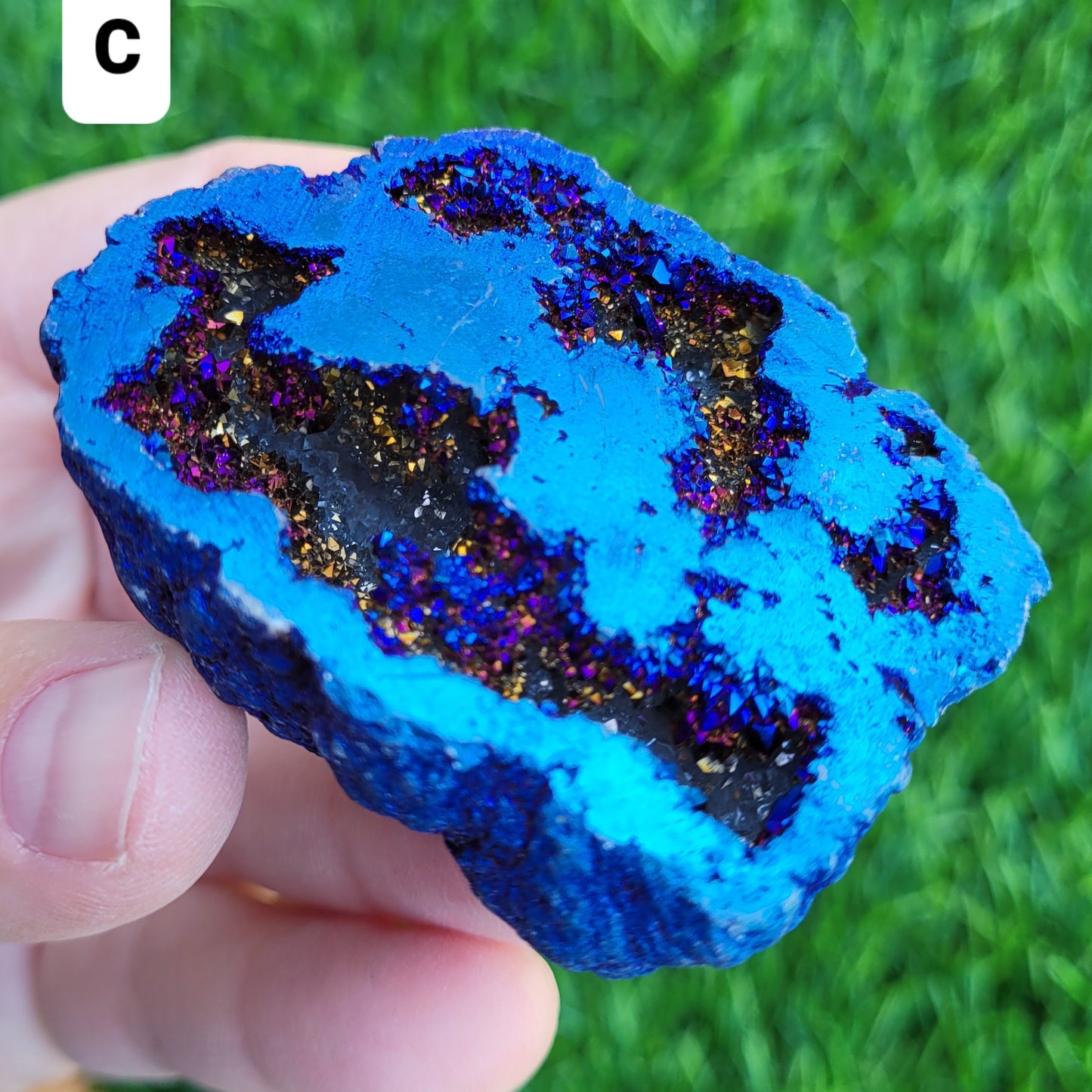 Blue Aura Geode