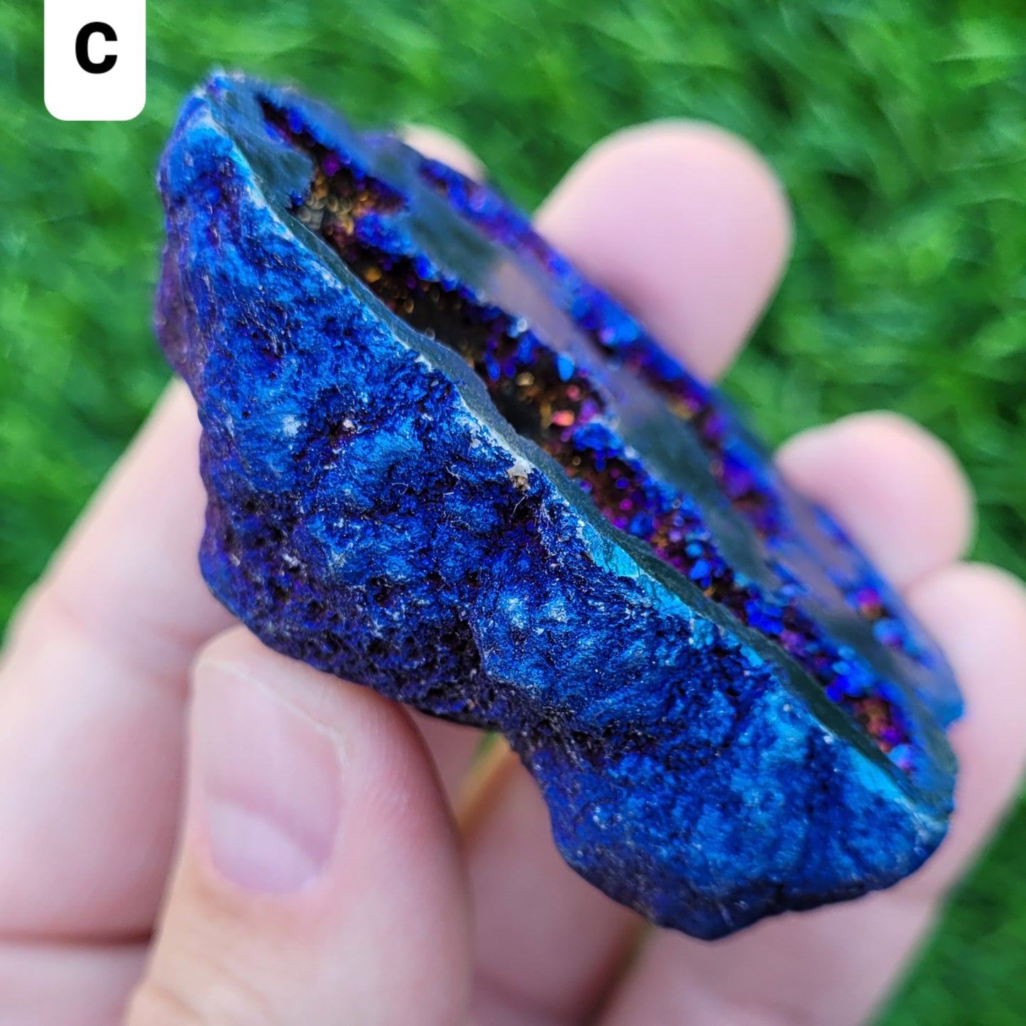 Blue Aura Geode