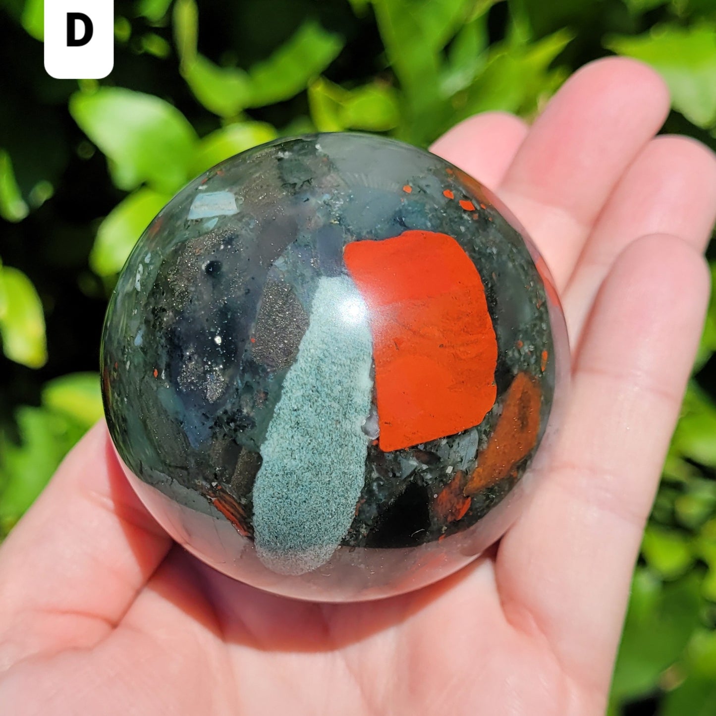 African Bloodstone Spheres to Choose From, 2.4" to 2.5"