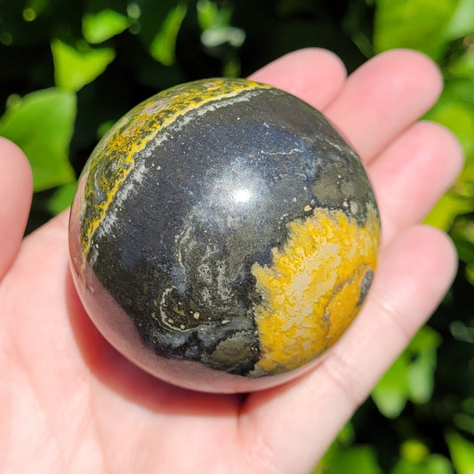 Bumblebee Jasper Crystal Sphere