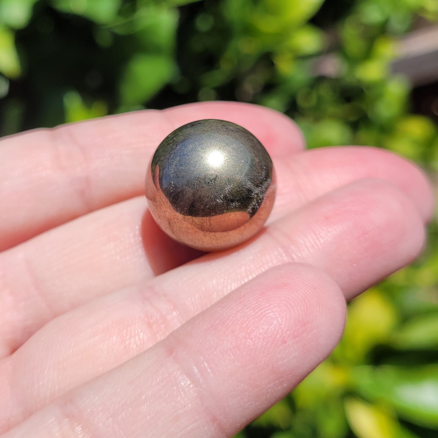 Pyrite Crystal Mini Sphere, 20mm