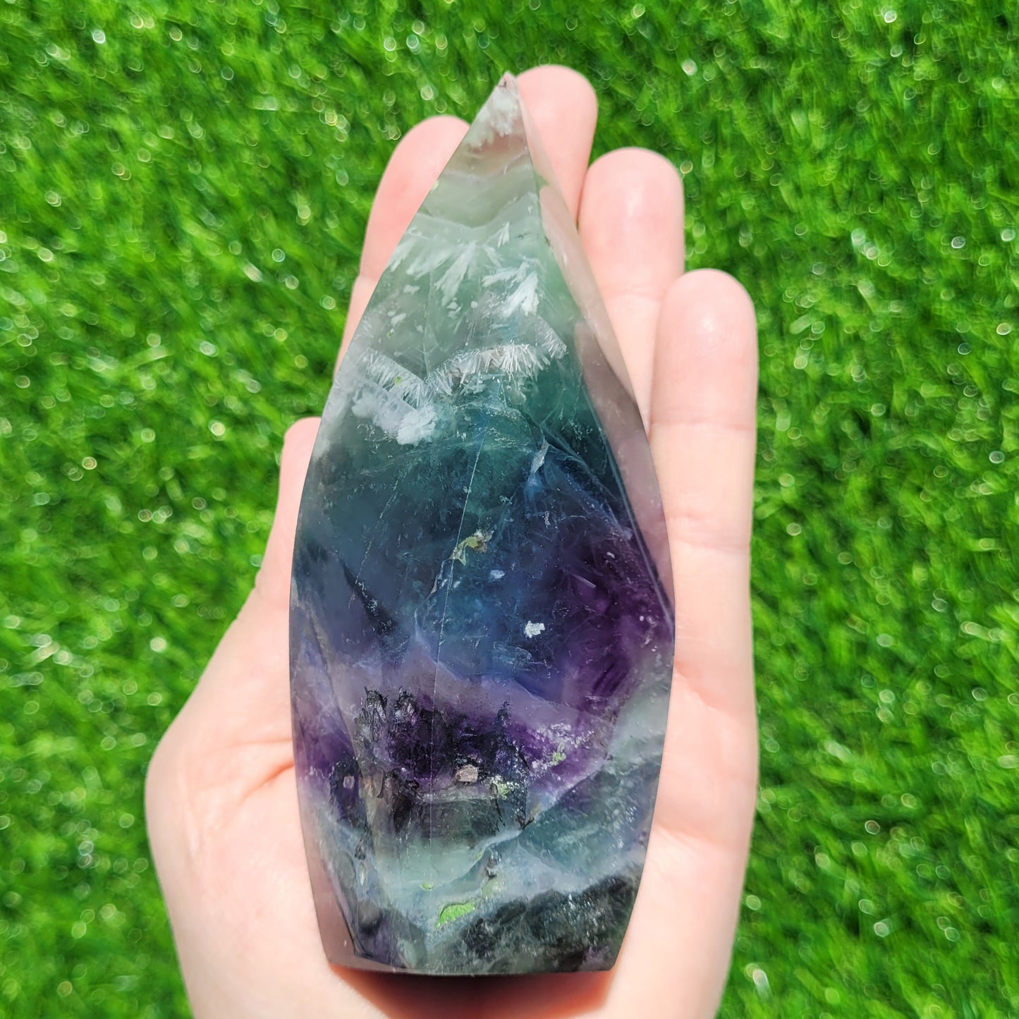 Blue Fluorite Flame