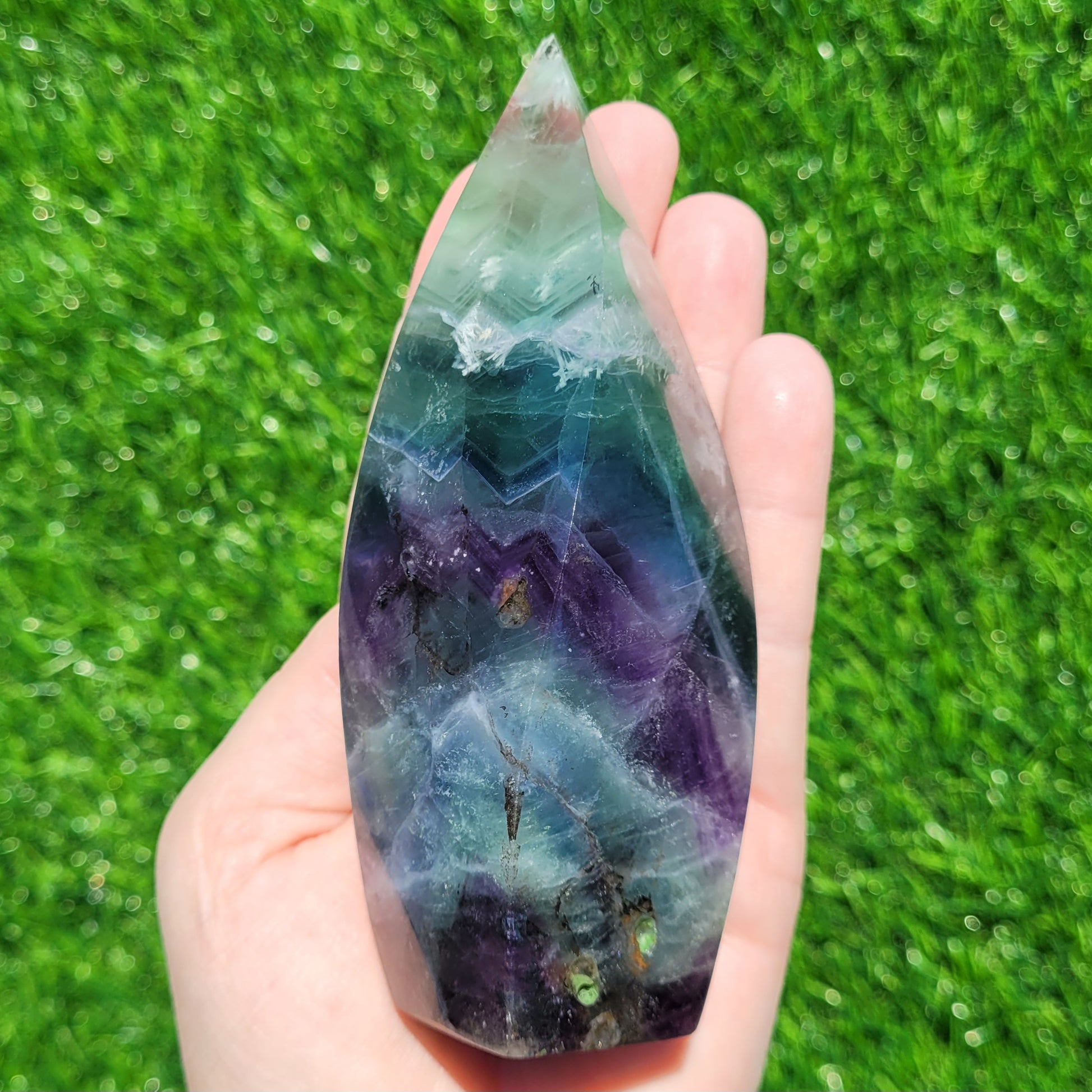 Snowflake Fluorite Flame