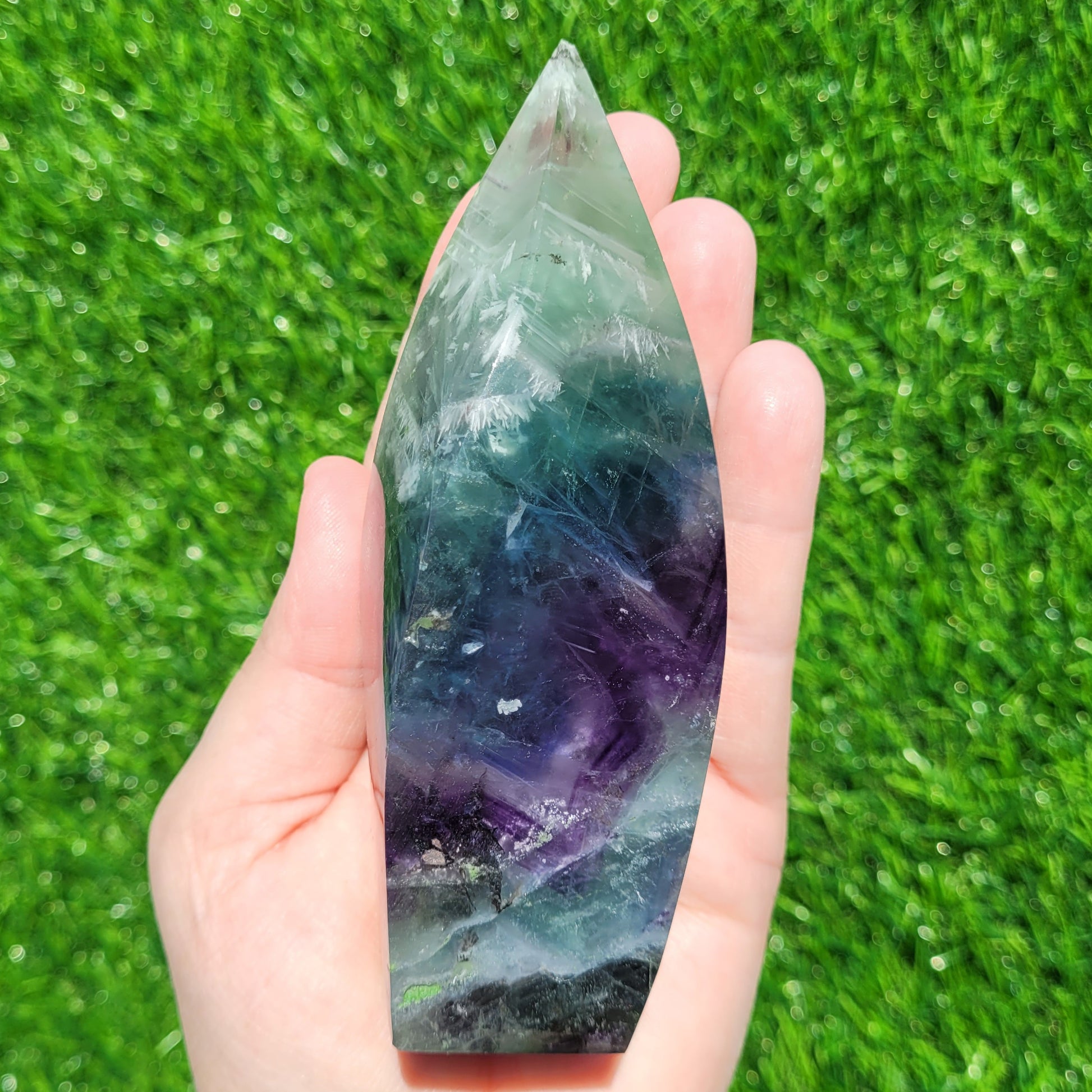 Purple Fluorite Flame