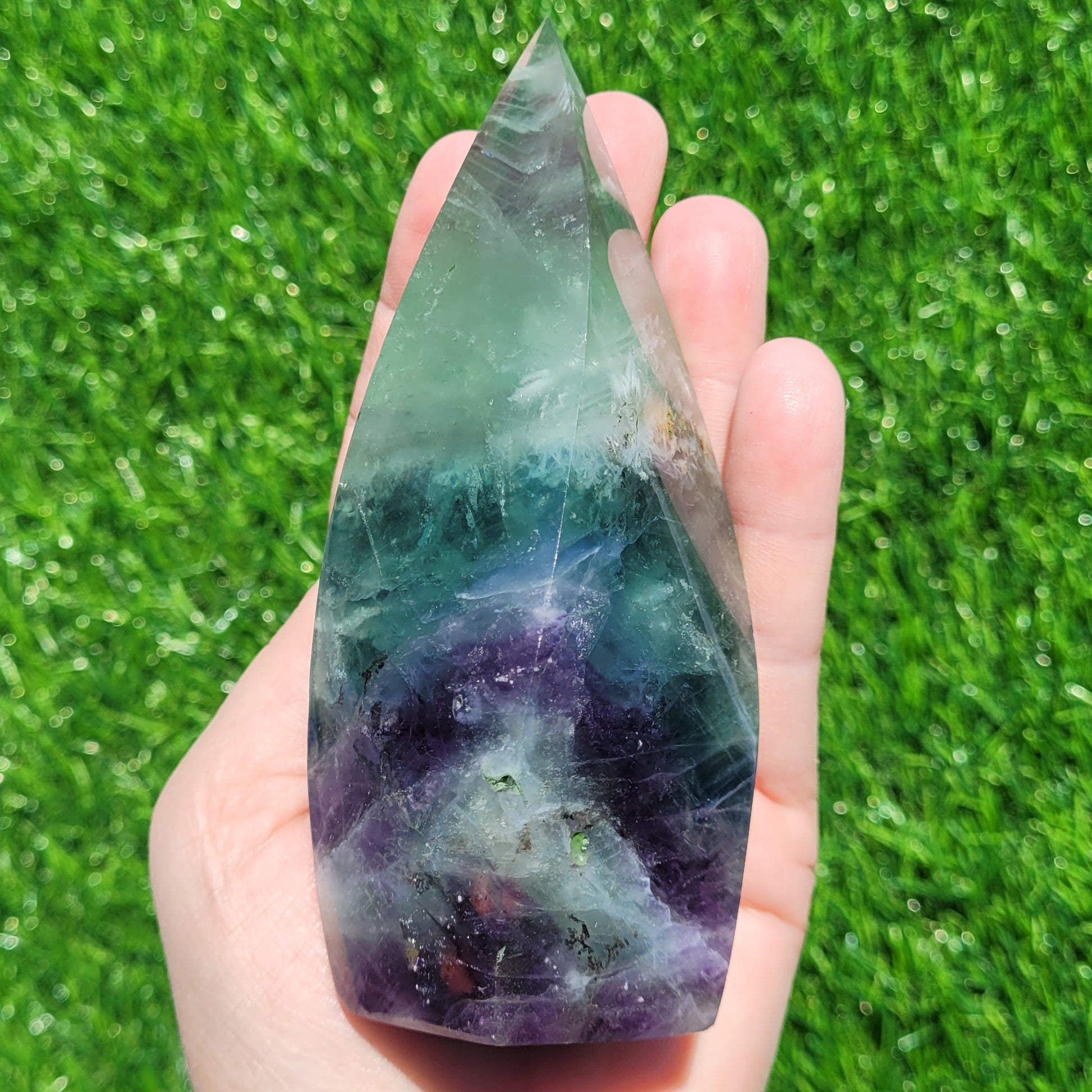 Rainbow Fluorite Flame