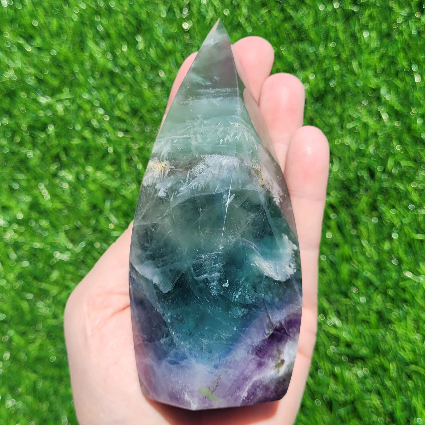 Rainbow Fluorite Flame