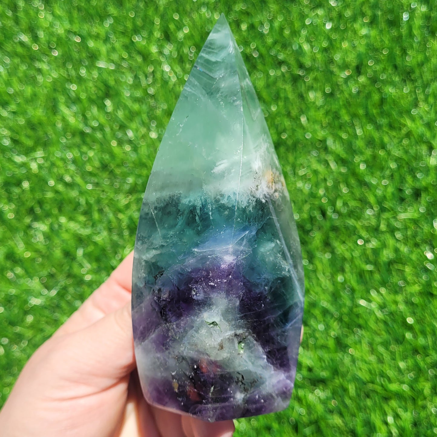 Rainbow Fluorite Flame