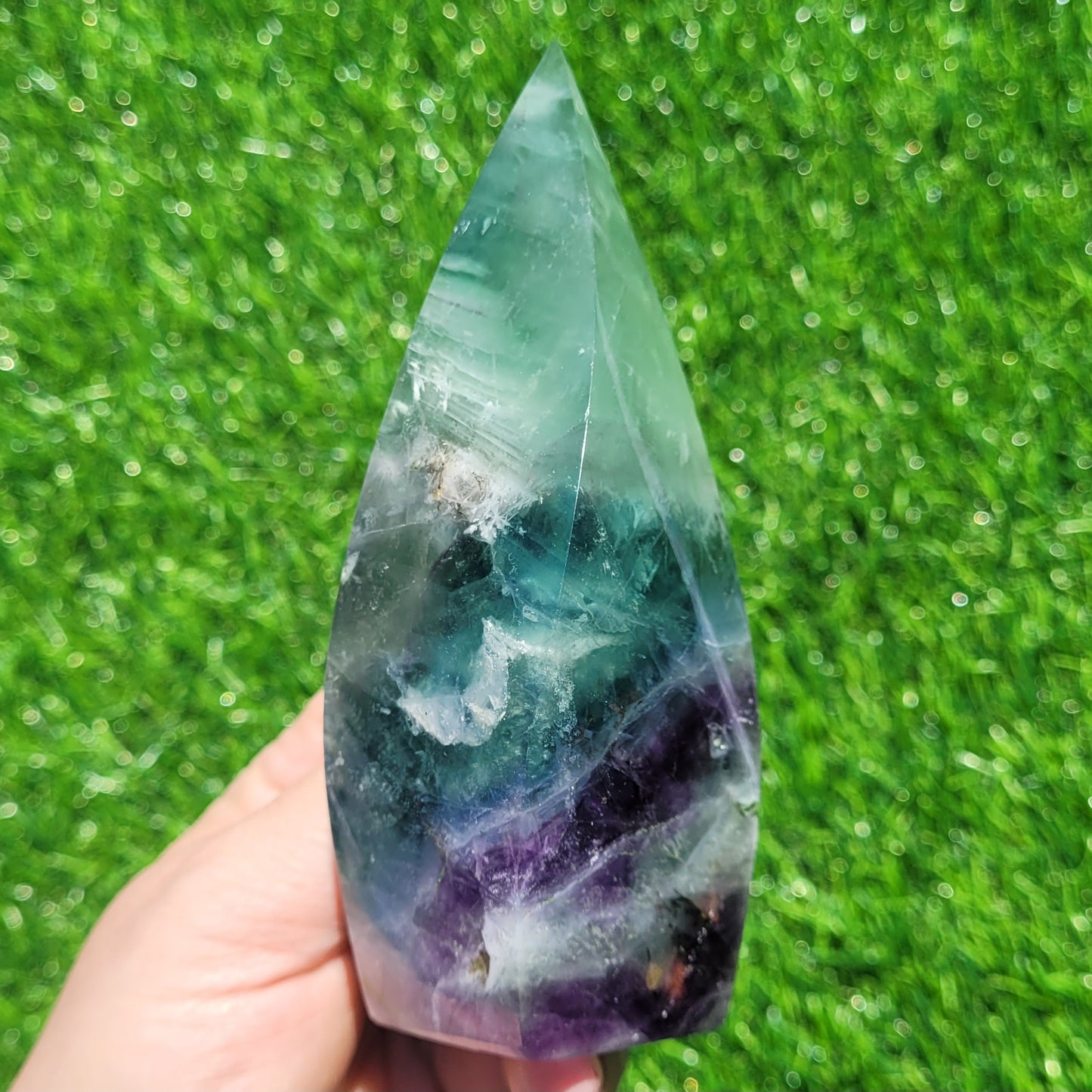 Rainbow Fluorite Flame