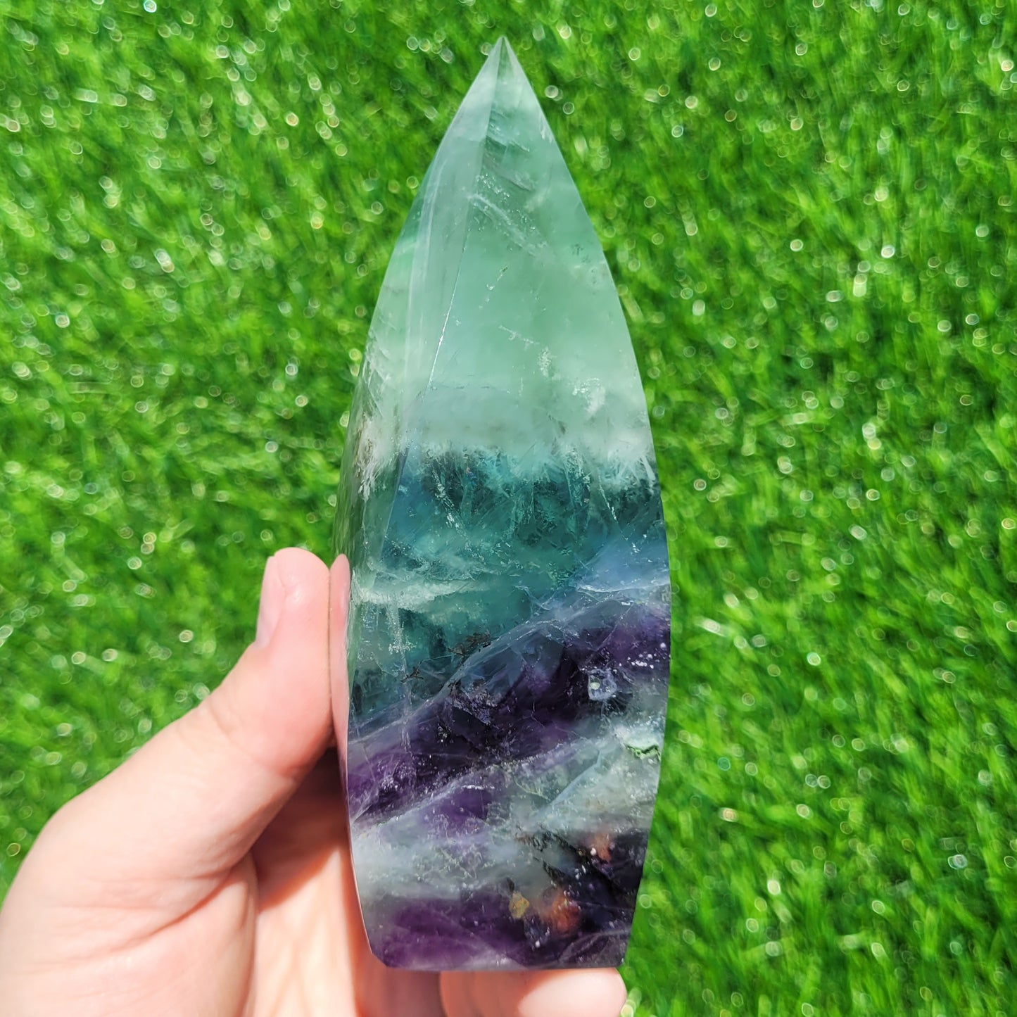 Blue Fluorite Flame