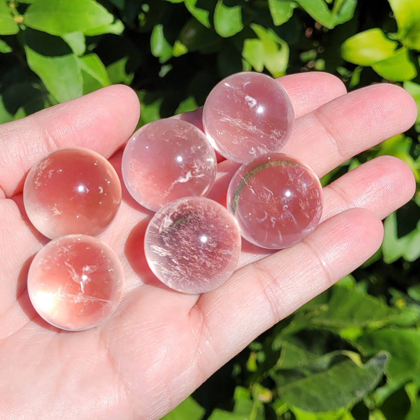 Clear Quartz Crystal Mini Spheres, 25mm