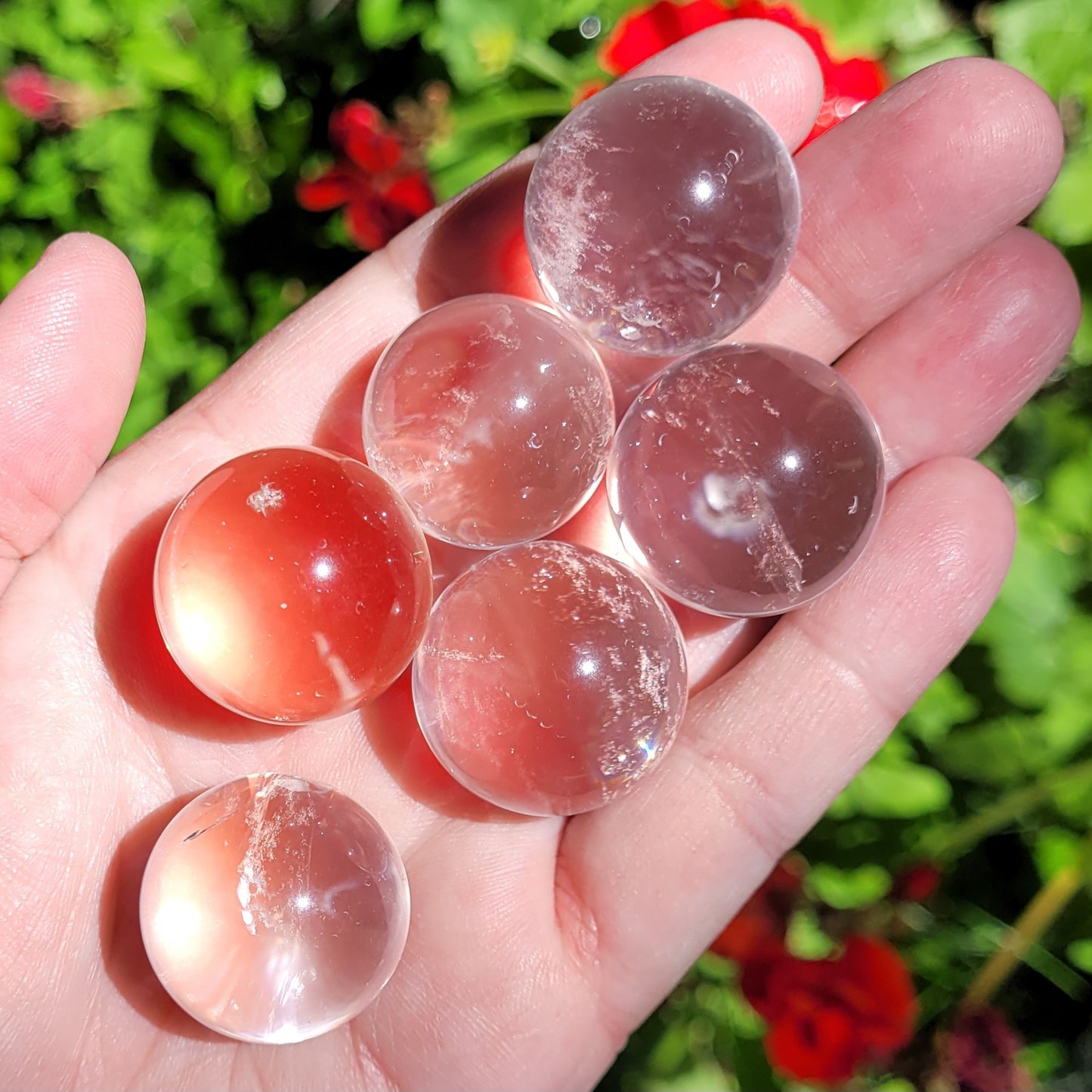 Clear Quartz Crystal Mini Spheres, 25mm