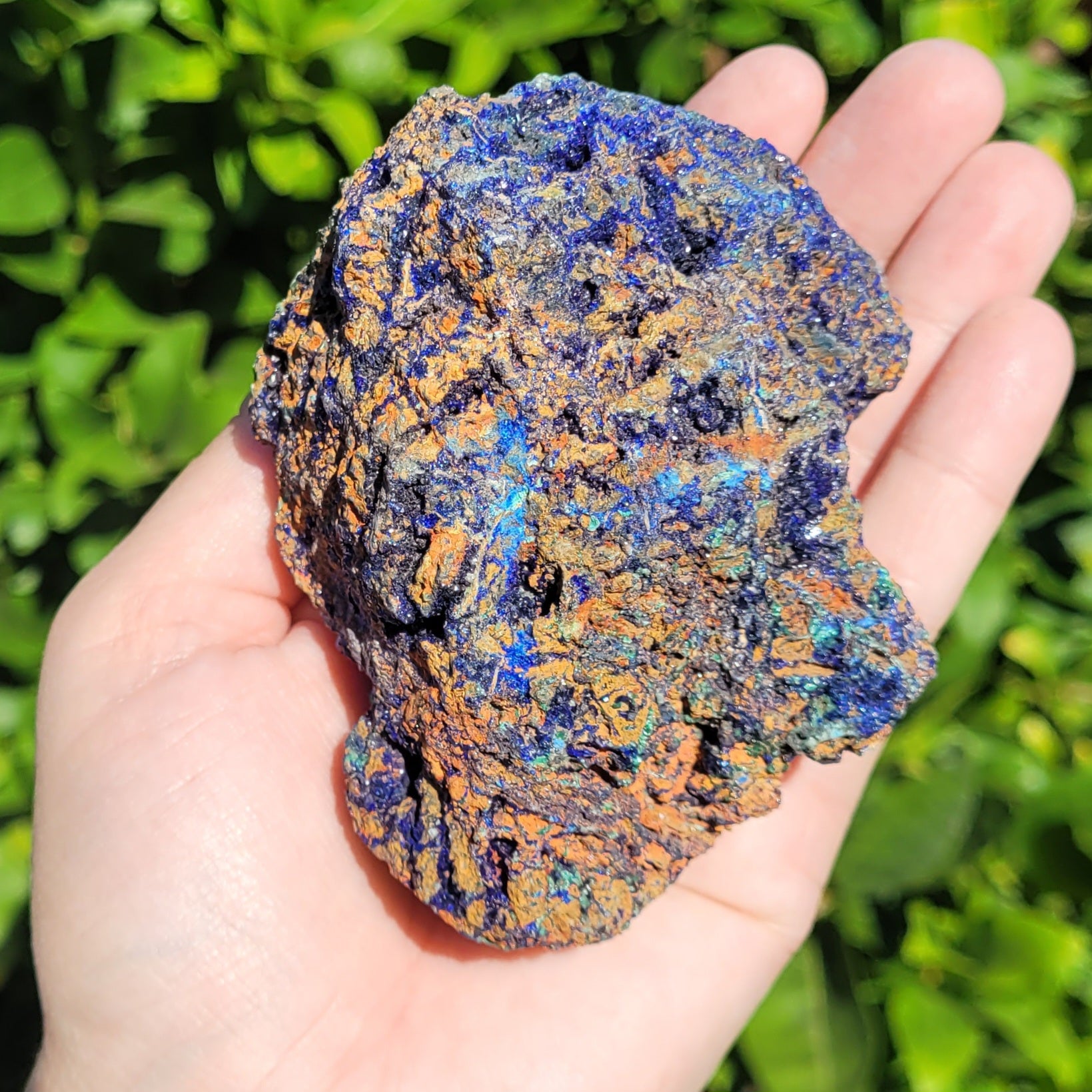 Azurite and Malachite Raw Specimen