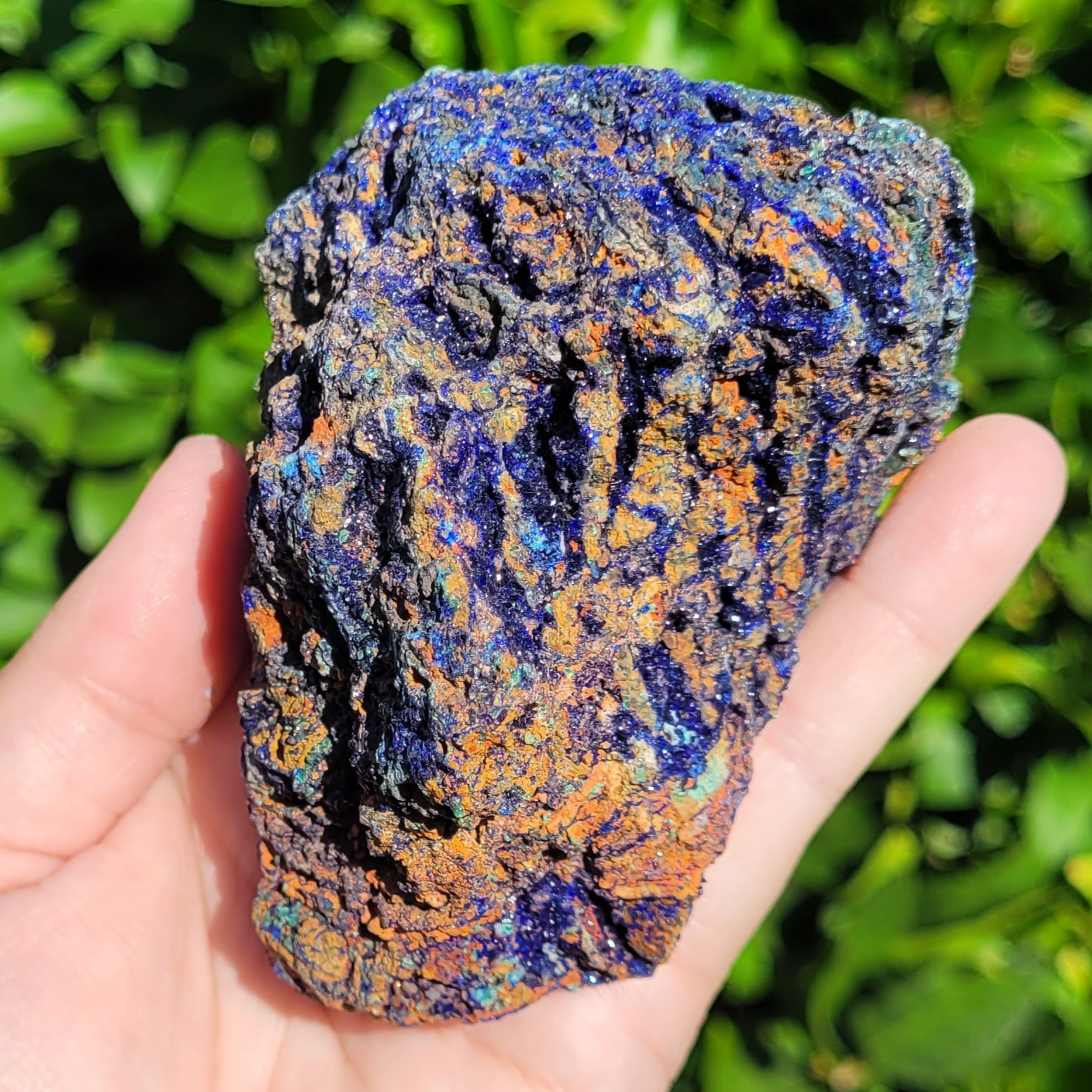 Azurite and Malachite Raw Specimen