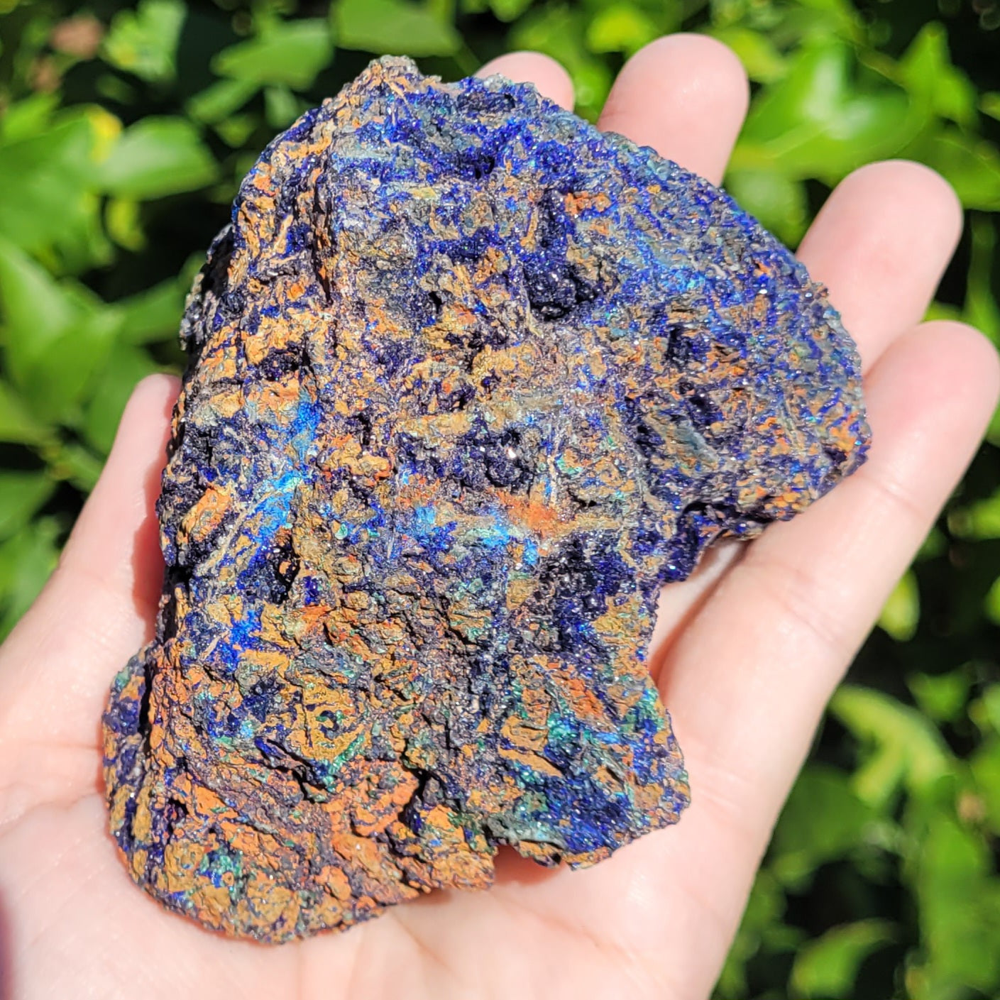 Azurite and Malachite Raw Specimen