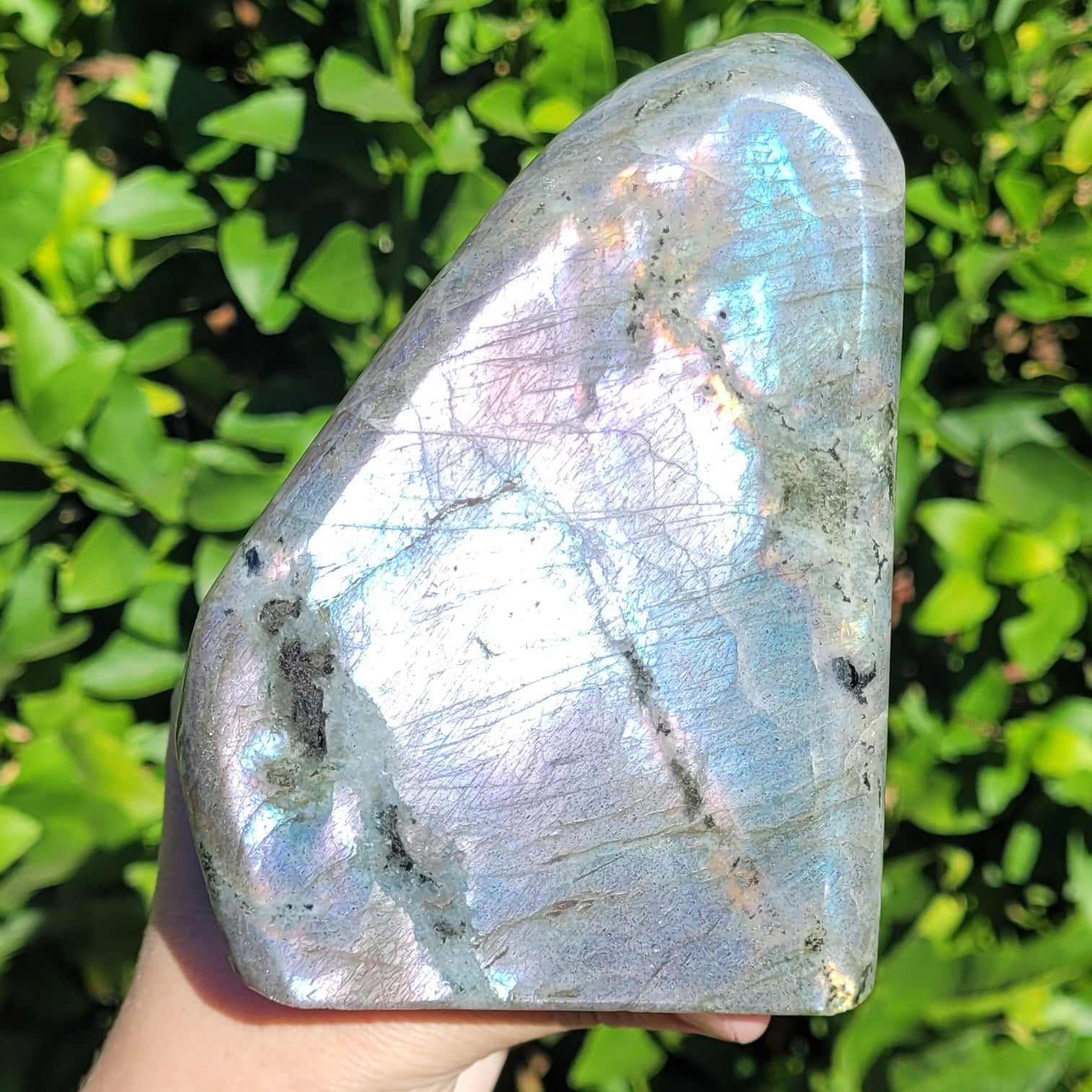 Purple Labradorite Freeform Crystal