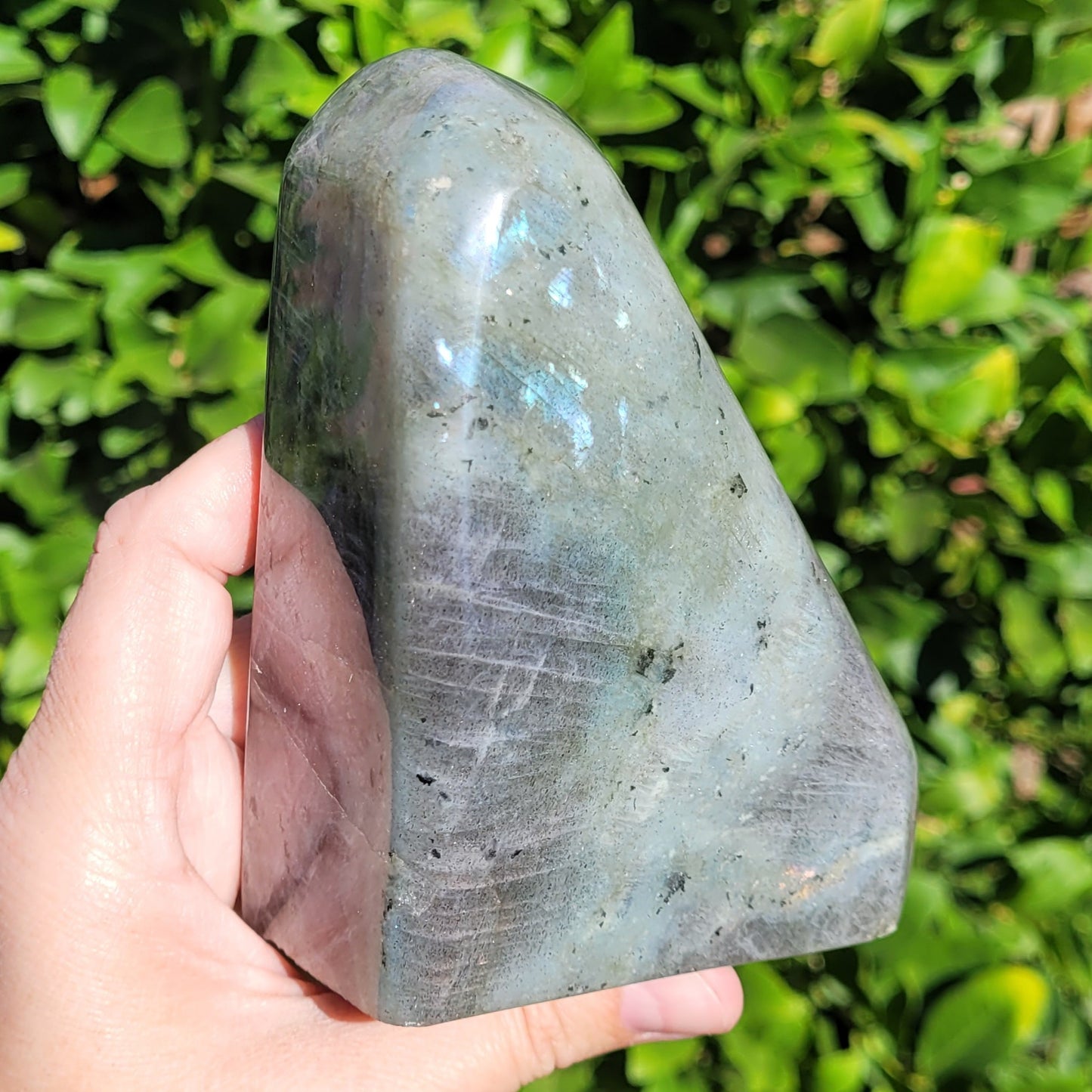 Purple Labradorite Freeform Crystal