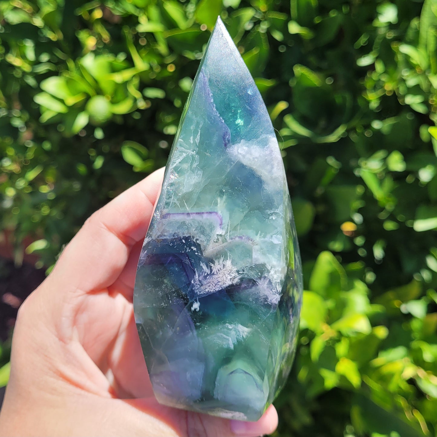 rainbow fluorite flame