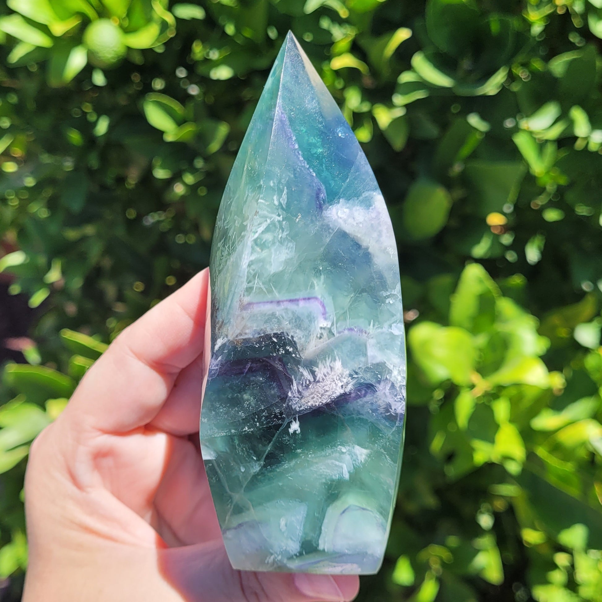 rainbow fluorite flame