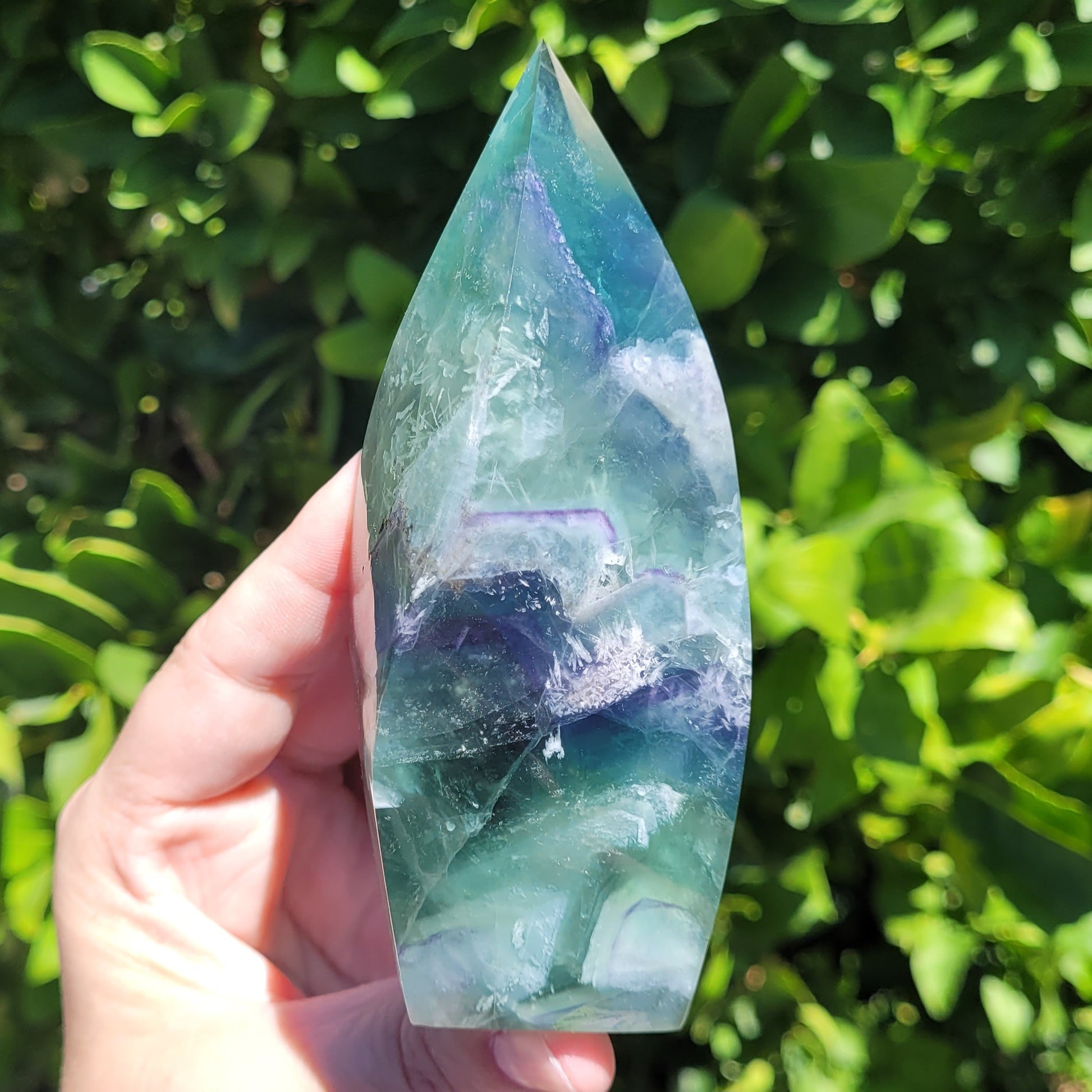 rainbow fluorite flame