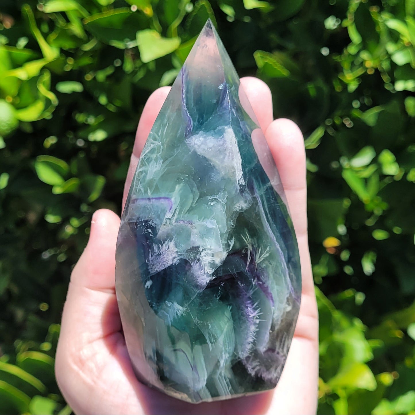 Snowflake Fluorite Flame