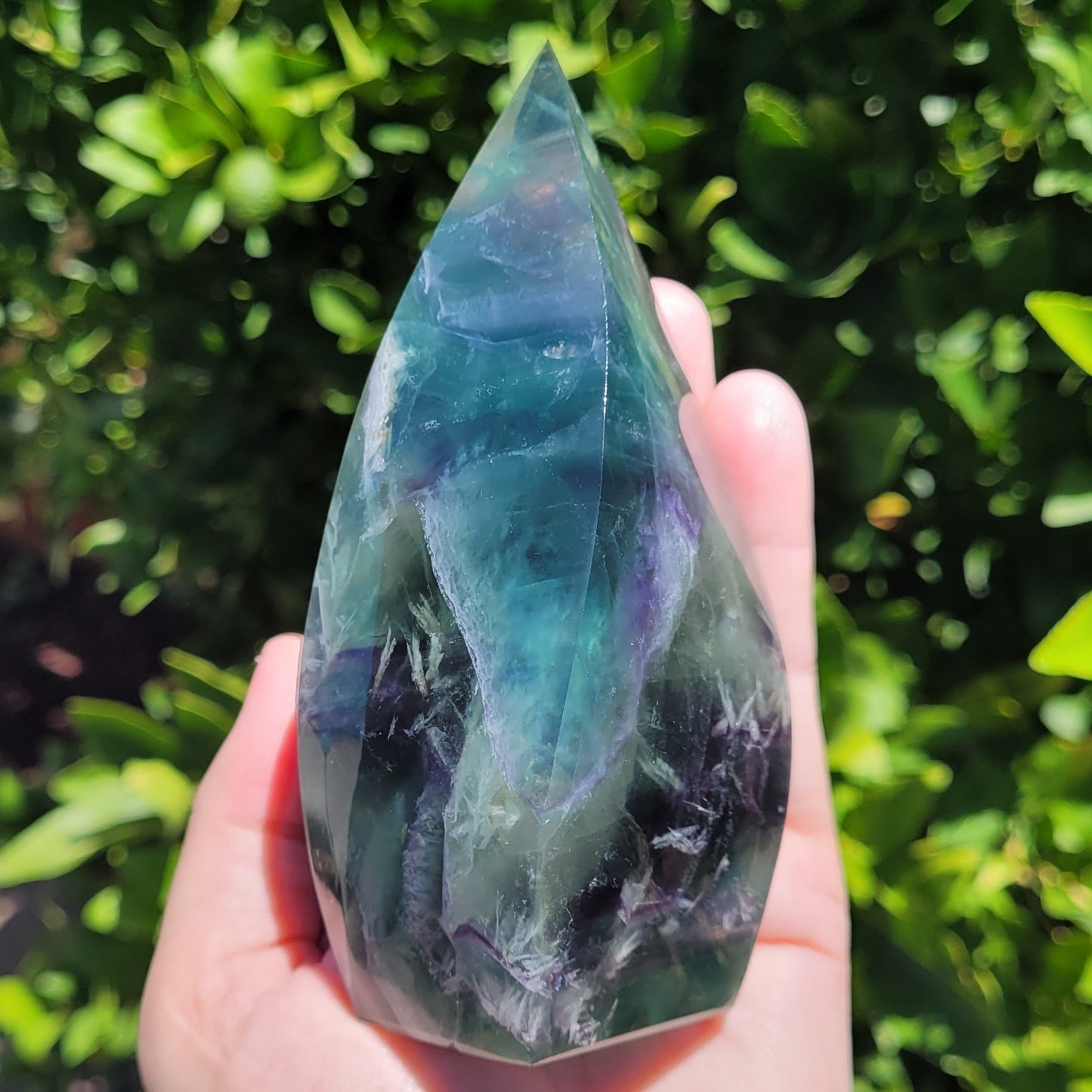 rainbow fluorite flame