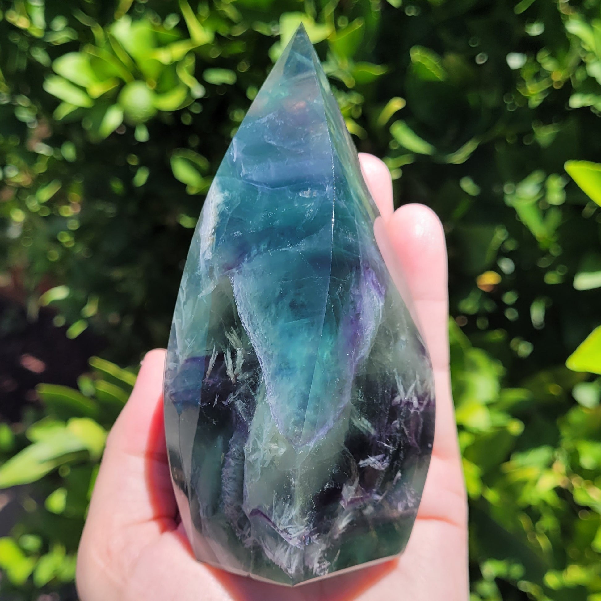 rainbow fluorite flame