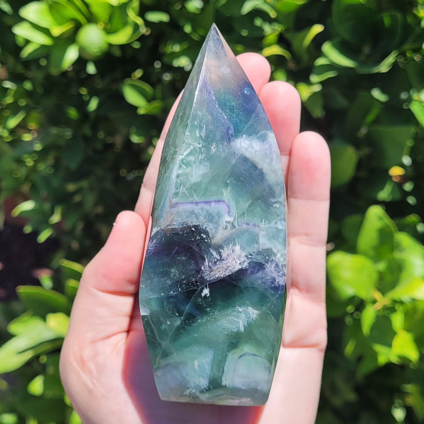 Snowflake Fluorite Flame