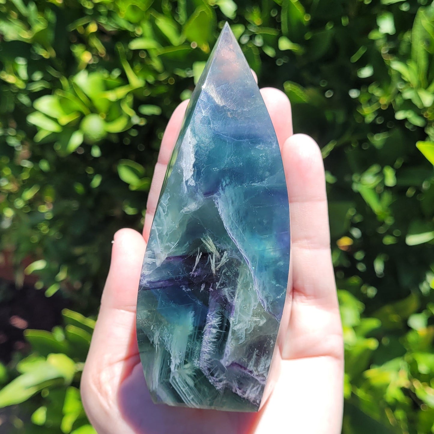 rainbow fluorite flame