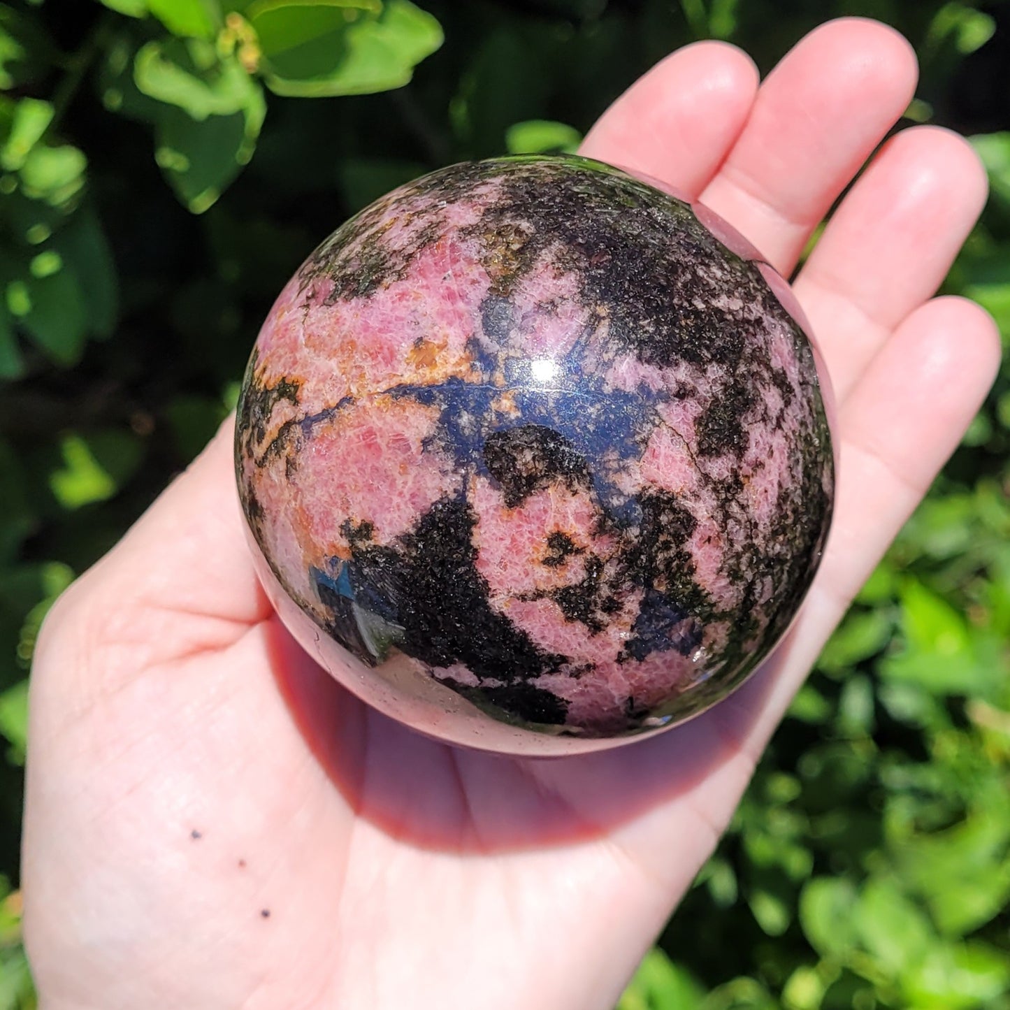 Rhodonite Sphere