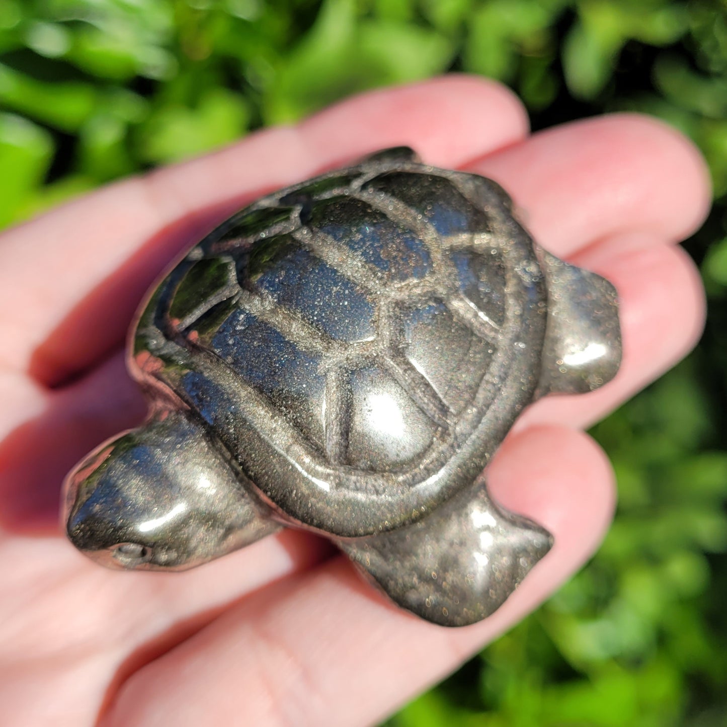 Pyrite Sea Turtle Crystal