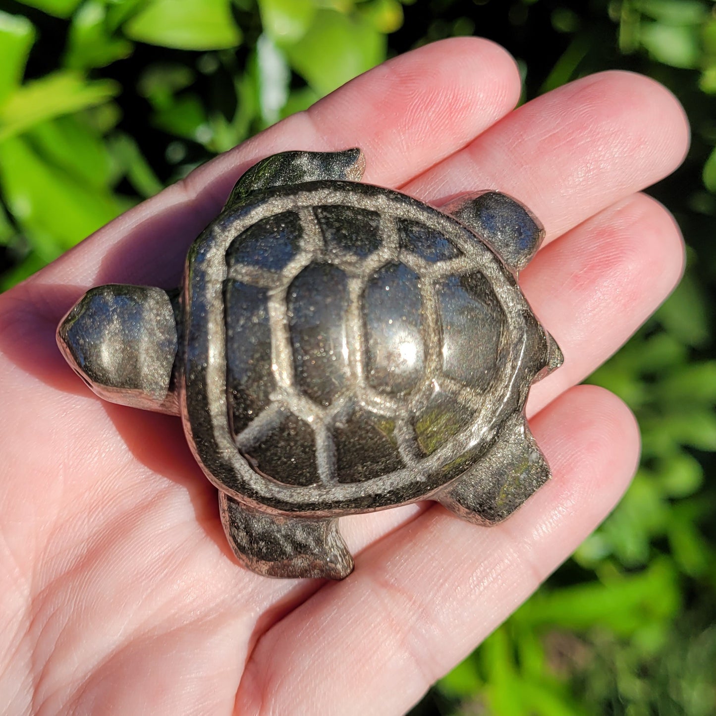 Pyrite Sea Turtle Crystal